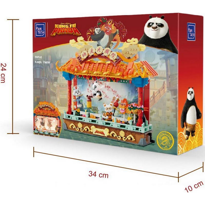 Конструктор Pantasy Kungfu Panda - Кунгфу Театр (86514) - фото 6 Конструктор Pantasy Kungfu Panda - Кунгфу Театр (86514) - фото 6