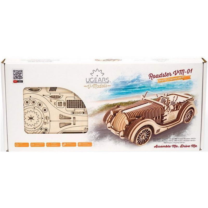 Конструктор Ugears Родстер VM-01 (70052)