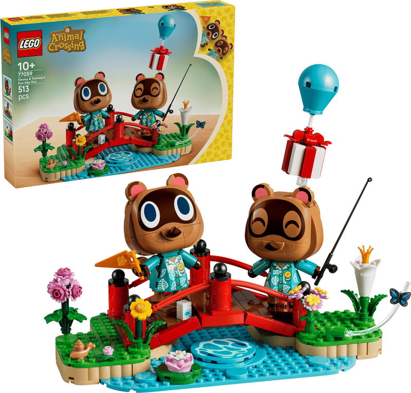 Конструктор Lego Animal Crossing Веселый день Тимми и Томми на природе (77059) - фото 1 Конструктор Lego Animal Crossing Веселый день Тимми и Томми на природе (77059) - фото 1