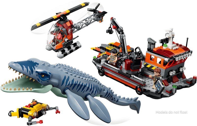 Конструктор Lego Jurassic World Нападение мозазавра на лодку (77983) - фото 3 Конструктор Lego Jurassic World Нападение мозазавра на лодку (77983) - фото 3