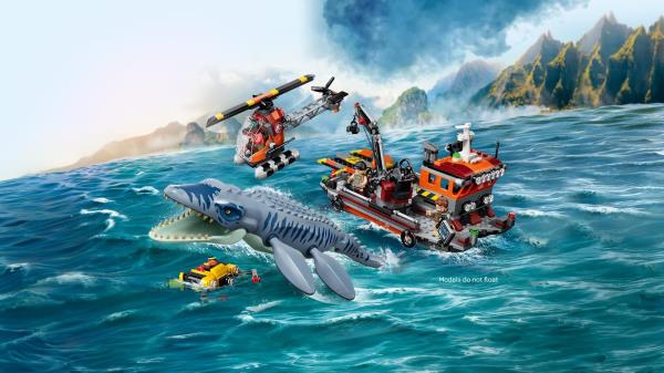 Конструктор Lego Jurassic World Нападение мозазавра на лодку (77983) - фото 13 Конструктор Lego Jurassic World Нападение мозазавра на лодку (77983) - фото 13