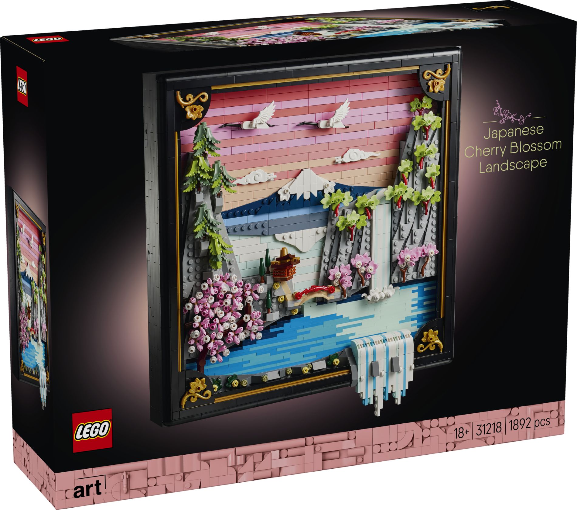 Конструктор Lego Art Краєвид з квітучою японською сакурою (31218)