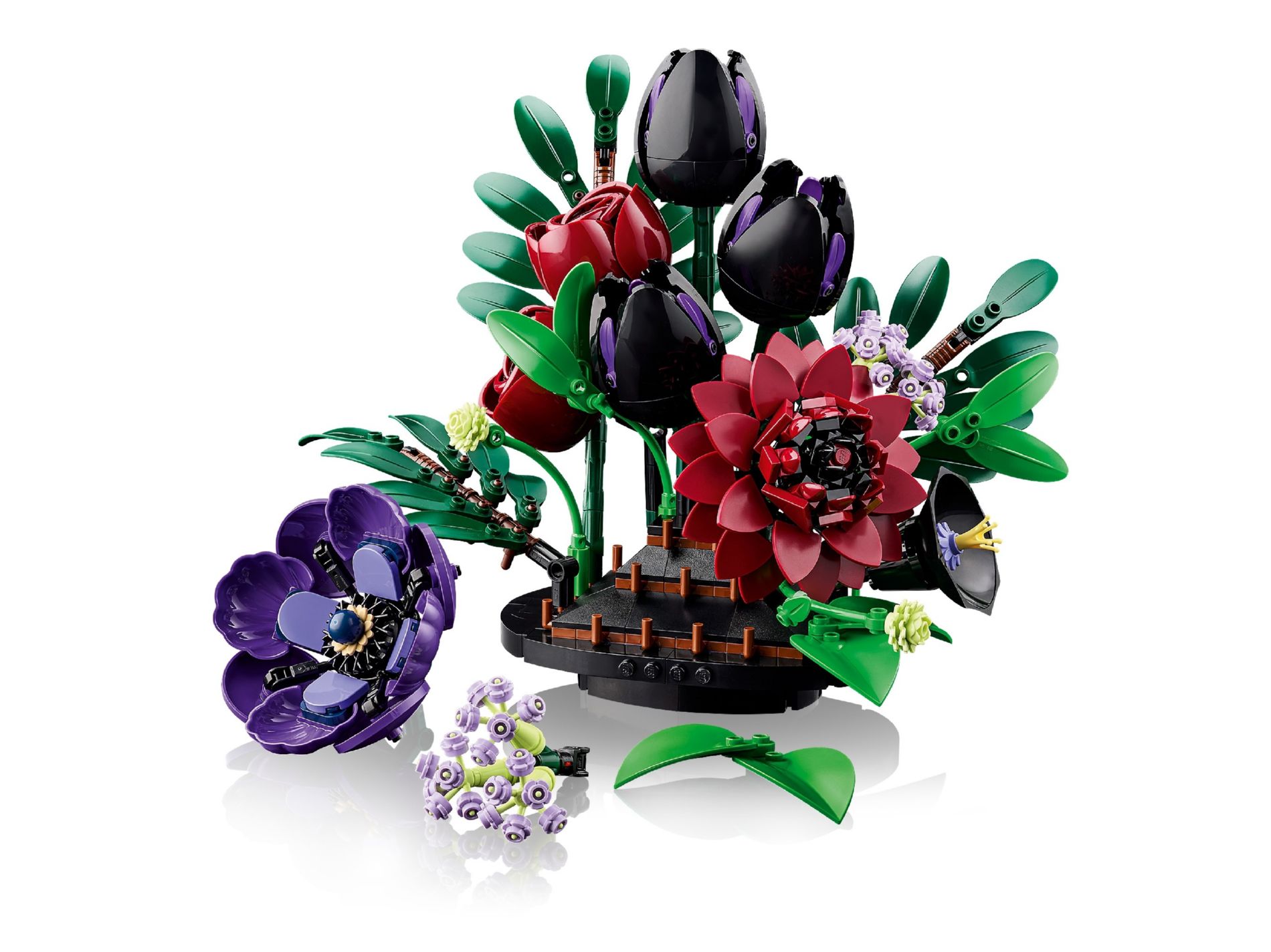 Конструктор Lego Botanicals Collection Композиція з темних кольорів (11513) - фото 2 Конструктор Lego Botanicals Collection Композиція з темних кольорів (11513) - фото 2