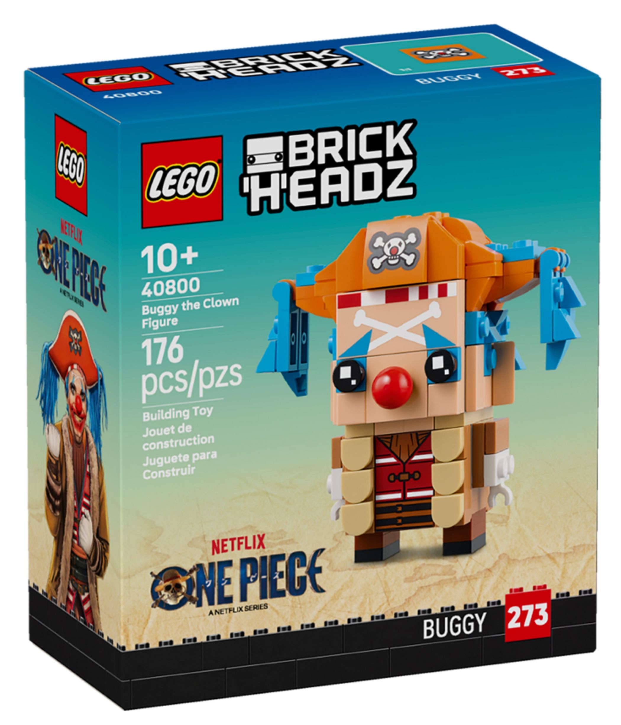 Конструктор Lego Brick Headz Фігурка клоуна Баггі (40800)