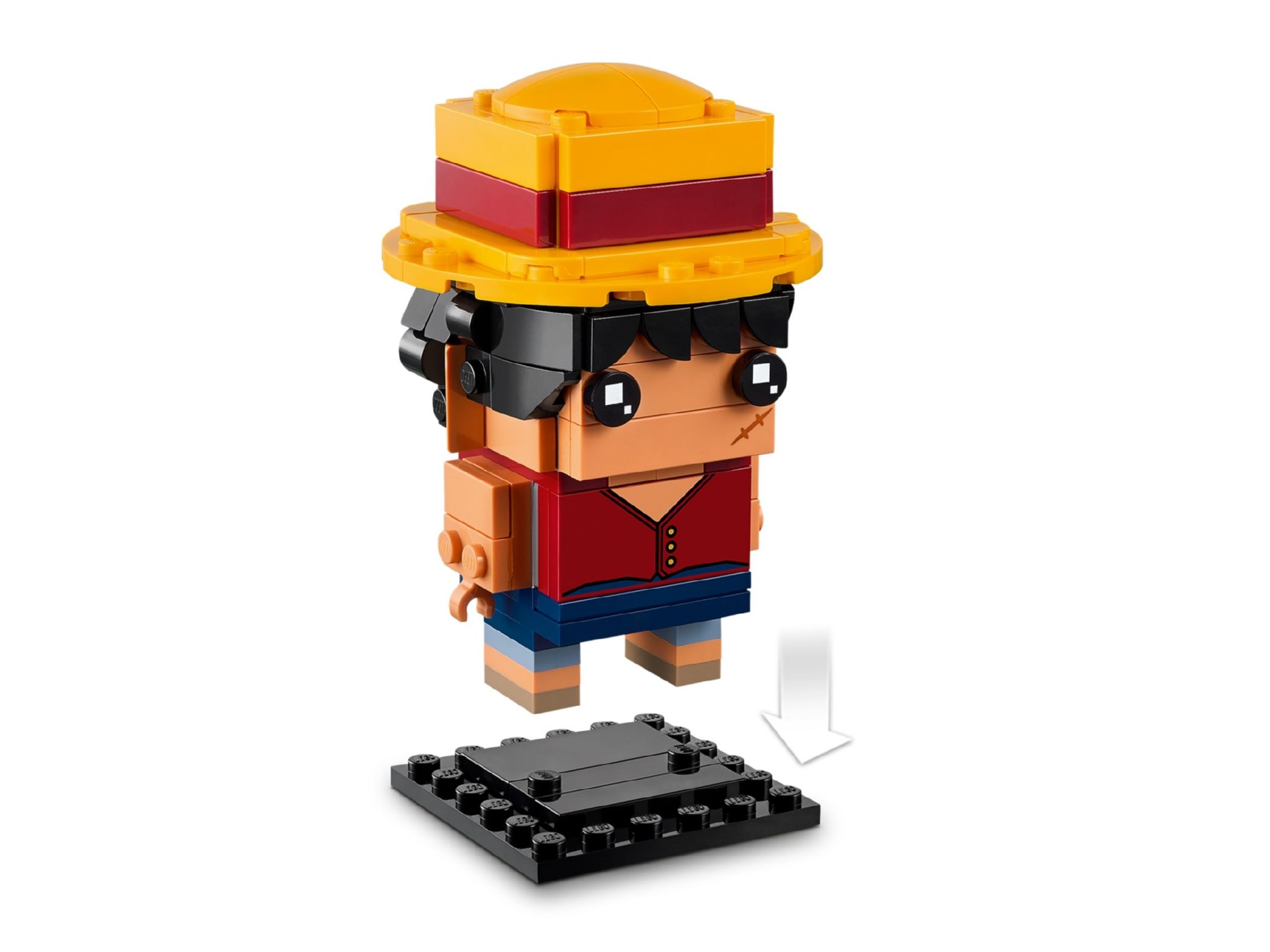 Конструктор Lego Brick Headz Фігурка Монкі Д. Луффі (40799) - фото 3 Конструктор Lego Brick Headz Фігурка Монкі Д. Луффі (40799) - фото 3