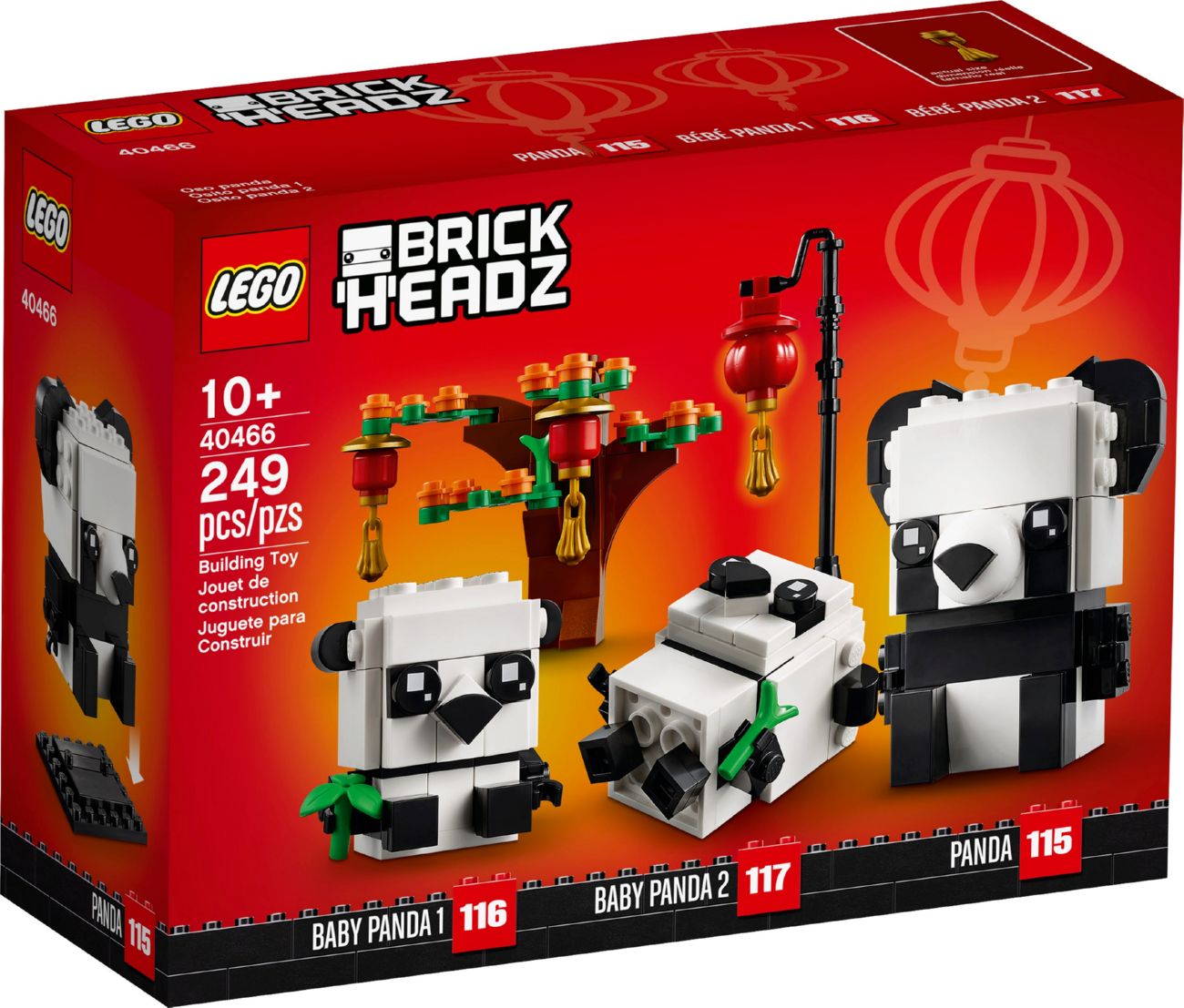 Конструктор Lego BrickHeadz Панди на китайський Новий рік (40466)