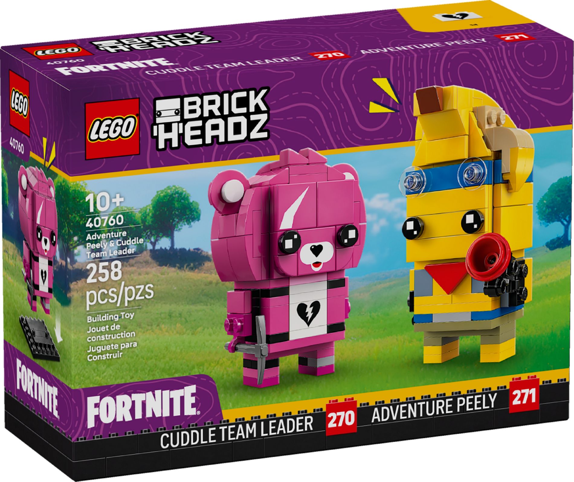 Конструктор Lego Brick Headz Пили та лідер команди обіймашок (40760)