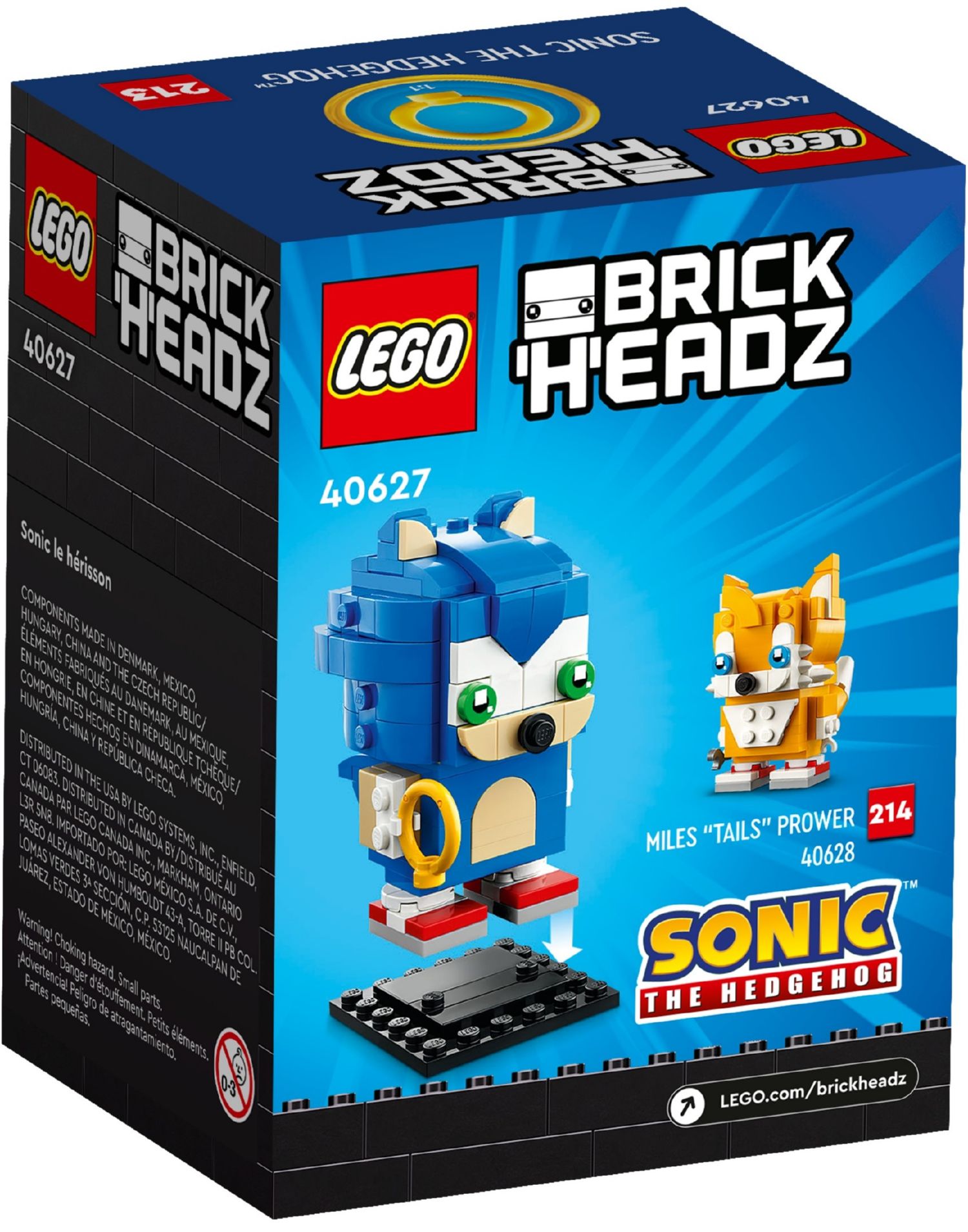 Конструктор Lego Brick Headz Їжачок Сонік (40627) - фото 4 Конструктор Lego Brick Headz Їжачок Сонік (40627) - фото 4