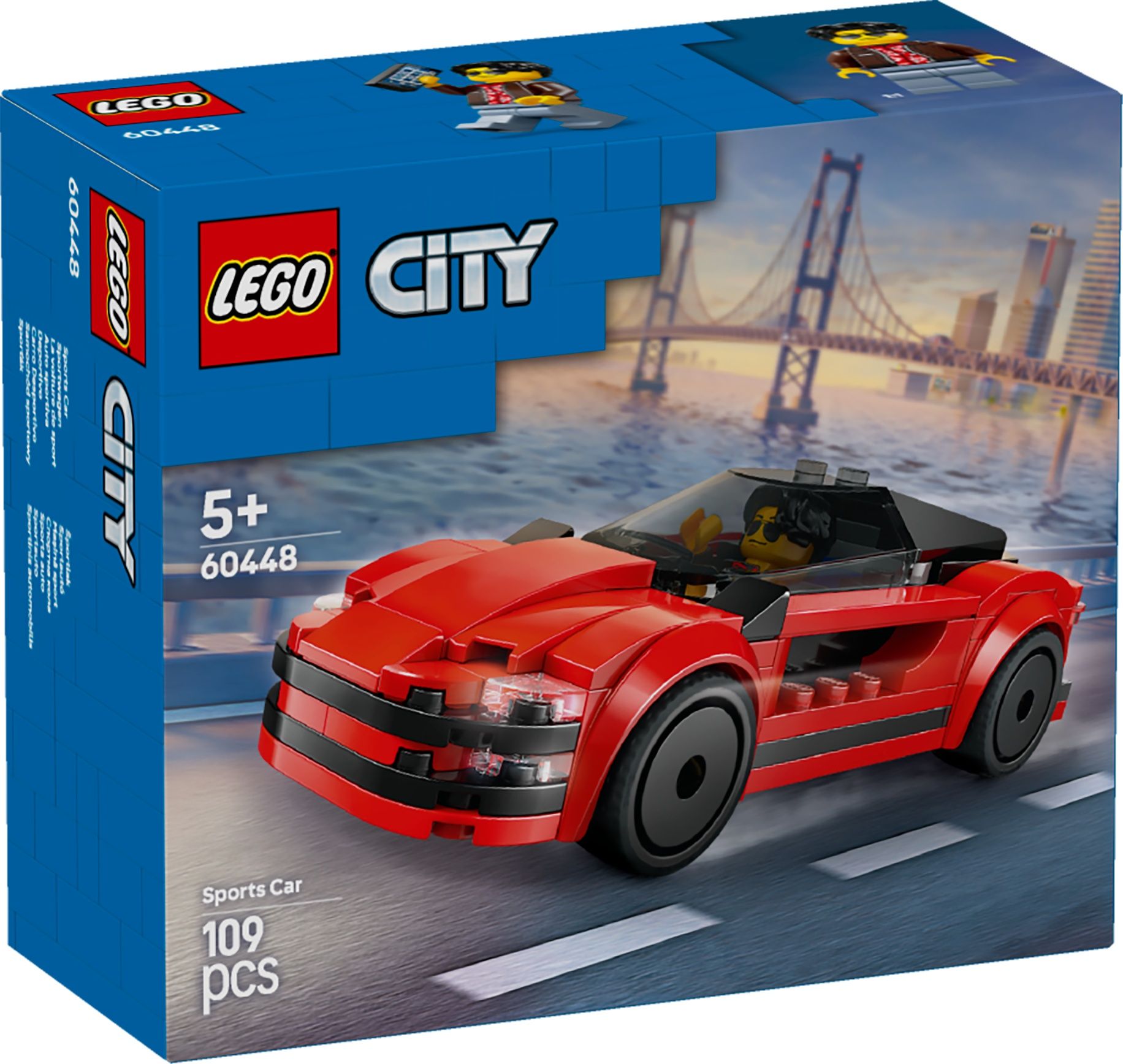 Конструктор Lego City Червоний спортивний автомобіль (60448)