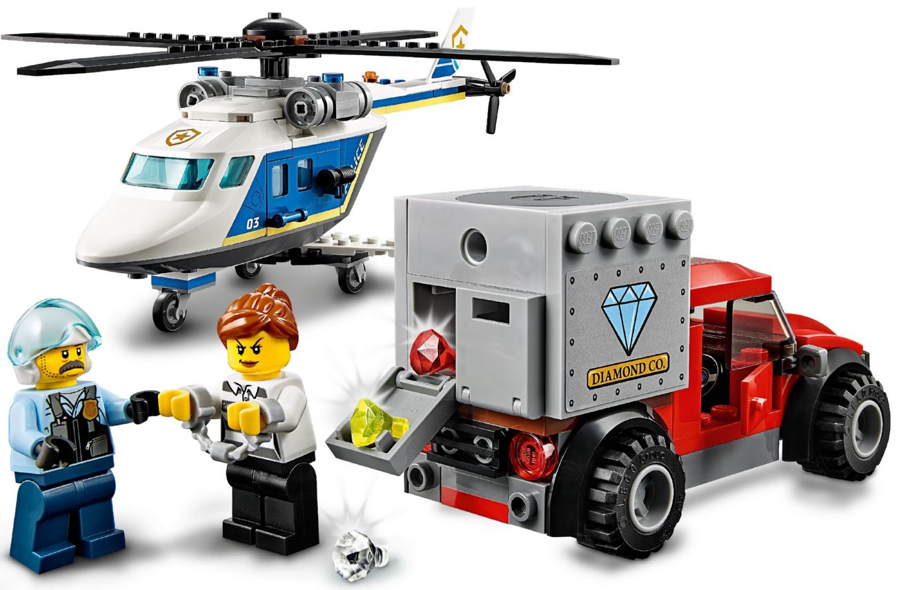 Конструктор Lego City Погоня на полицейском вертолете (60243) - фото 2 Конструктор Lego City Погоня на полицейском вертолете (60243) - фото 2