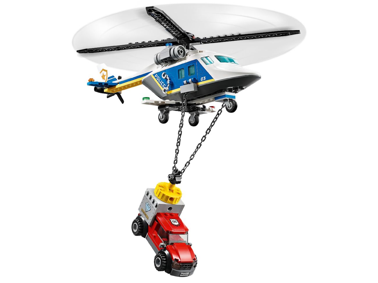 Конструктор Lego City Погоня на полицейском вертолете (60243) - фото 5 Конструктор Lego City Погоня на полицейском вертолете (60243) - фото 5