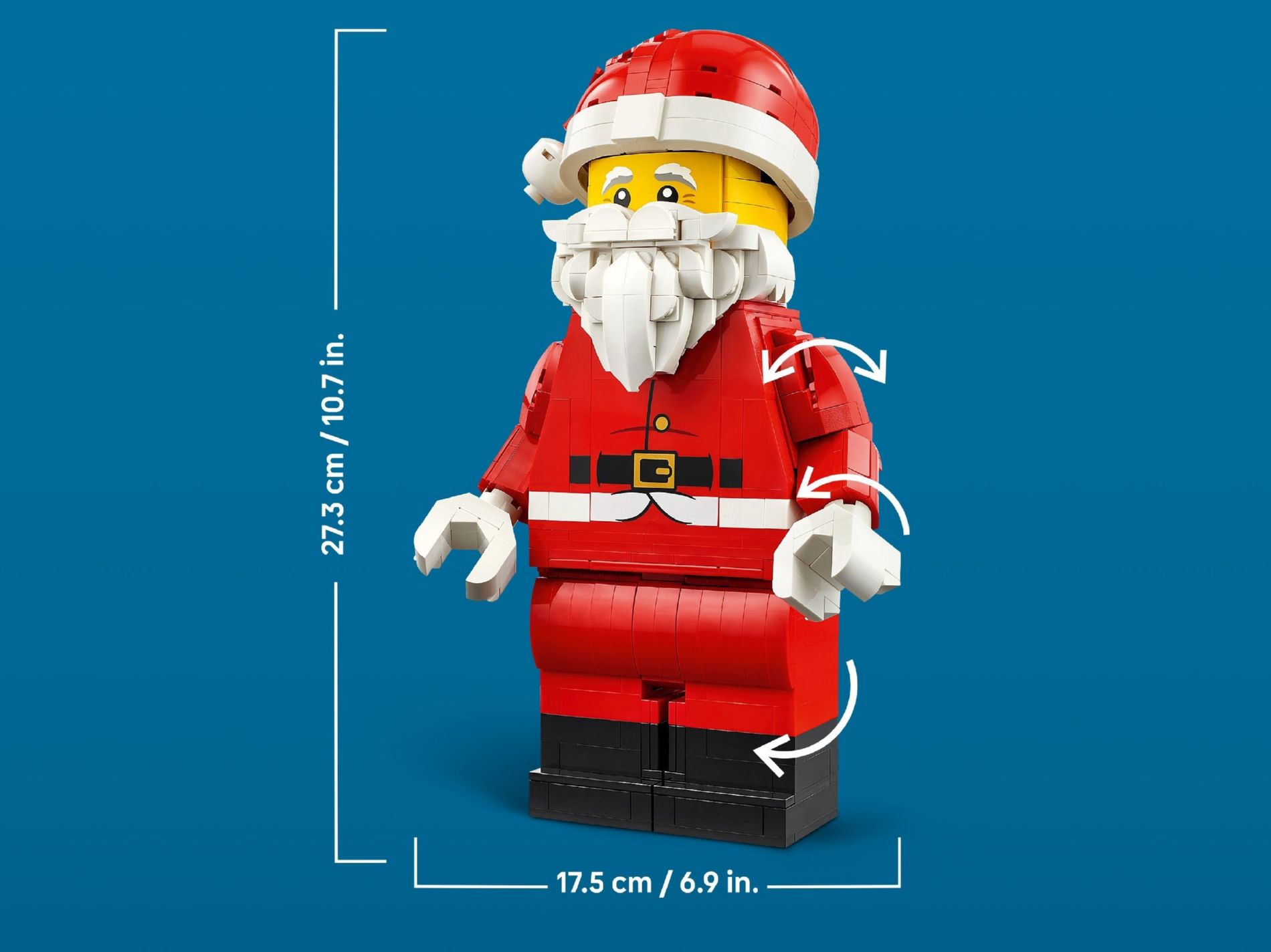 Конструктор Lego Збільшена мініфігурка Санти (40820) - фото 3 Конструктор Lego Збільшена мініфігурка Санти (40820) - фото 3