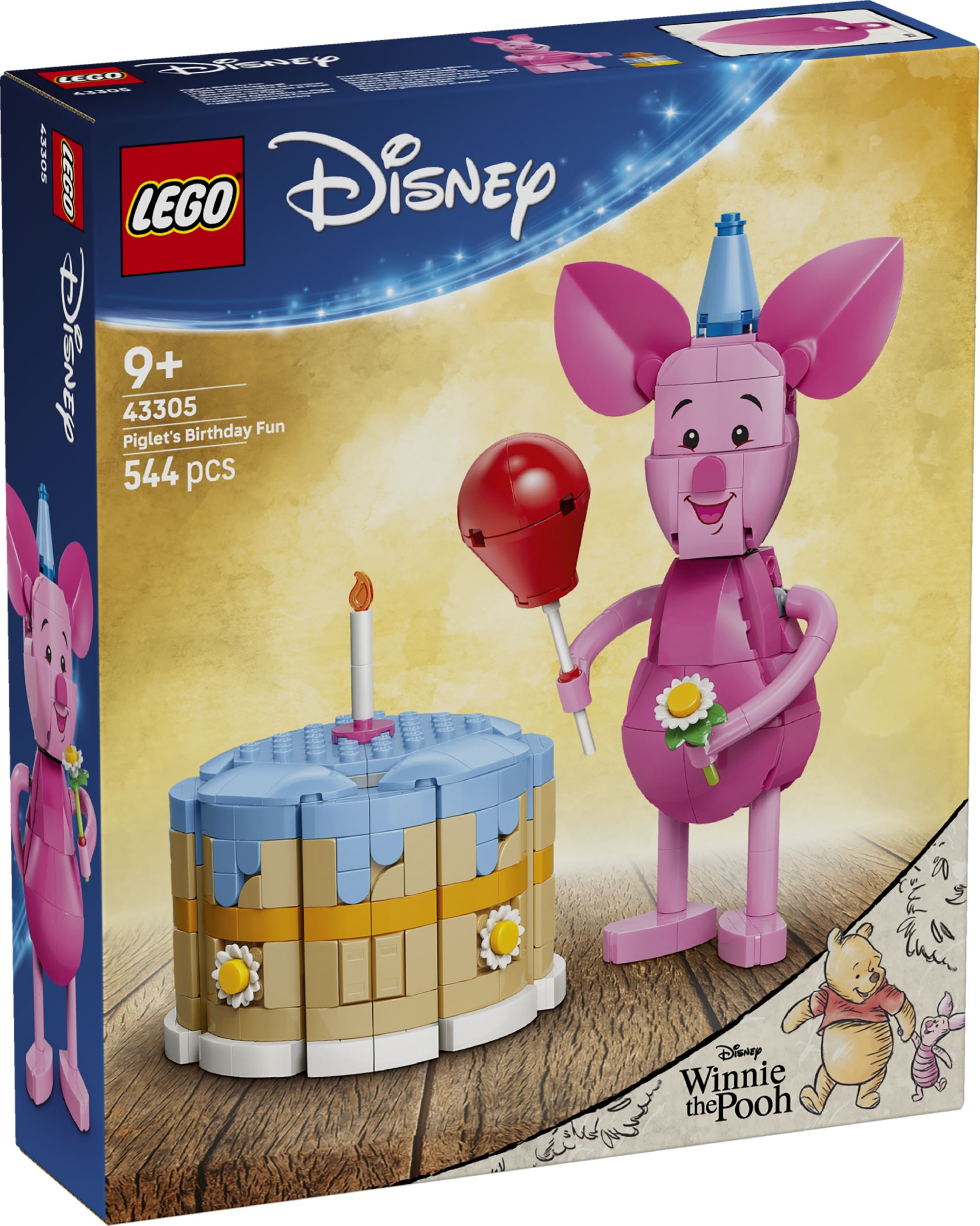 Конструктор Lego Disney Princess П’ятачок і веселий день народження (43305)