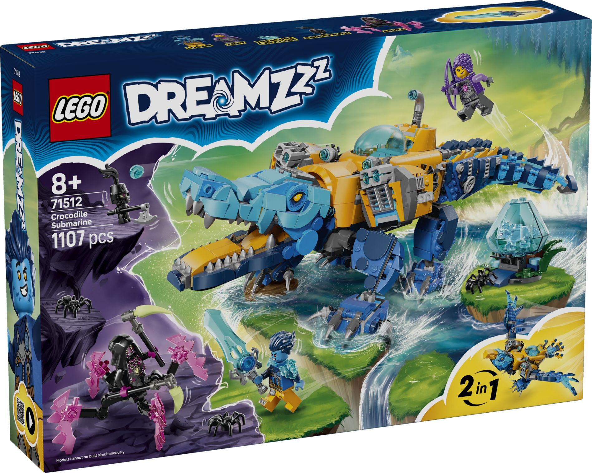 Конструктор Lego Dreamzzz Підводний човен крокодил (71512)