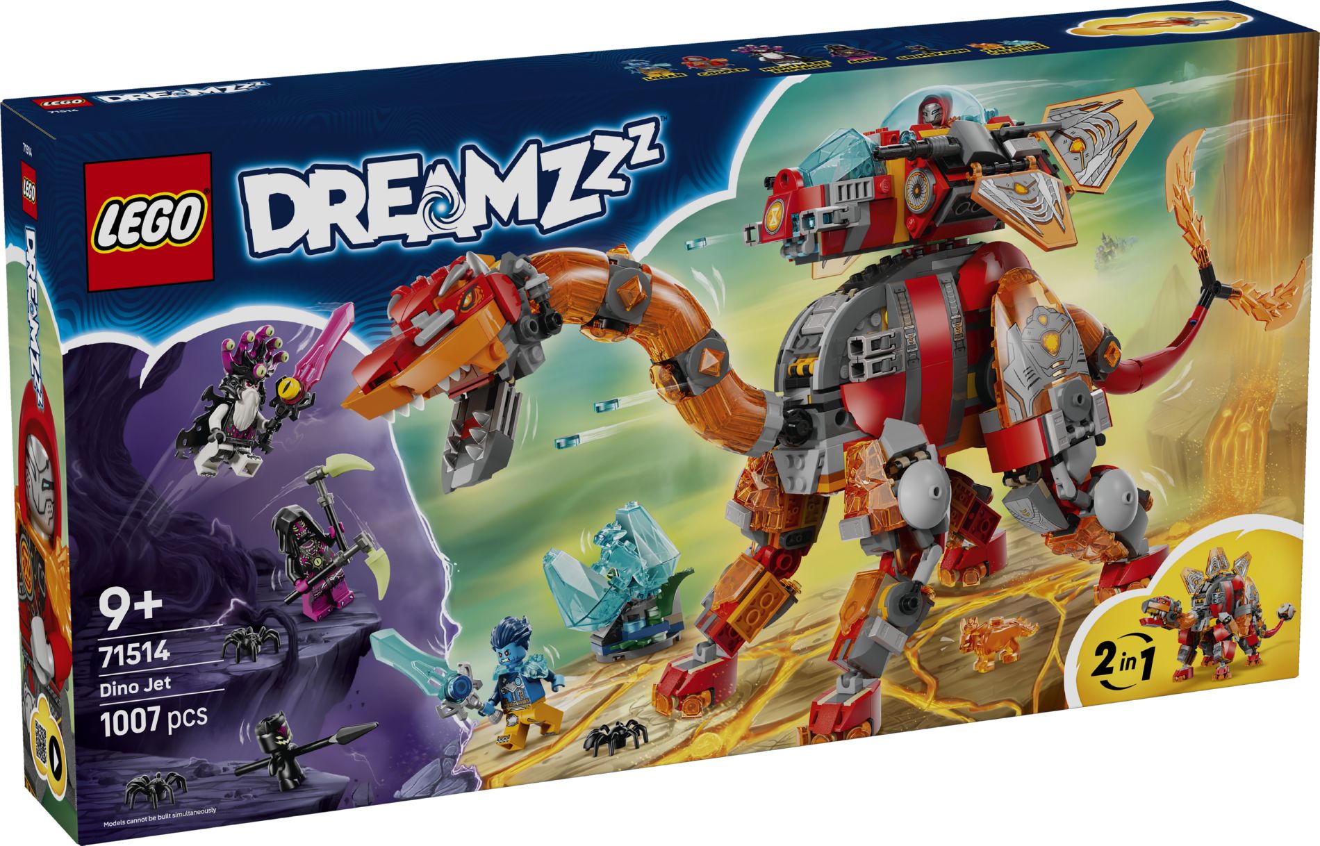 Конструктор Lego Dreamzzz Реактивний літак динозавр (71514)