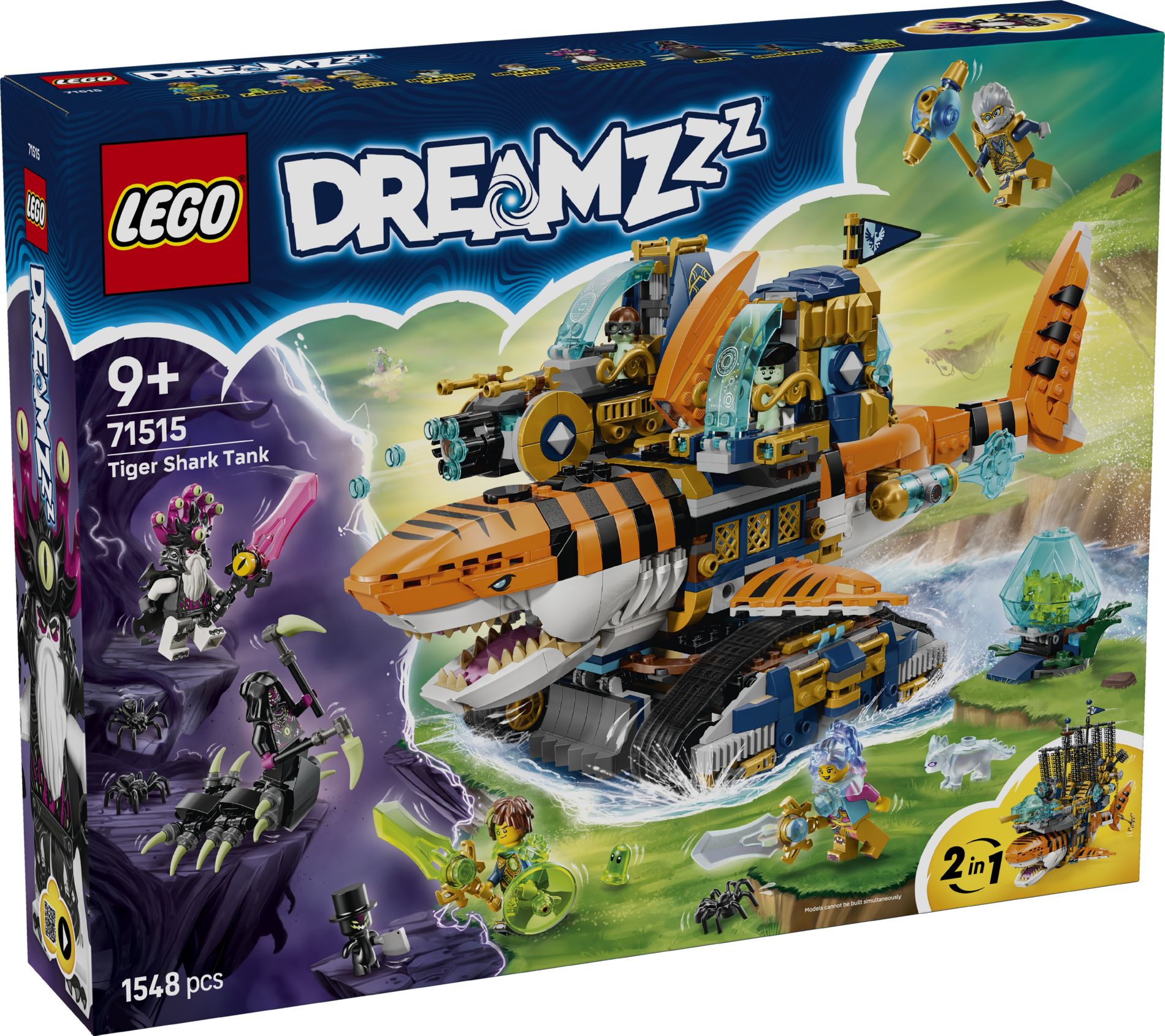 Конструктор Lego Dreamzzz Танк тигрова акула (71515)