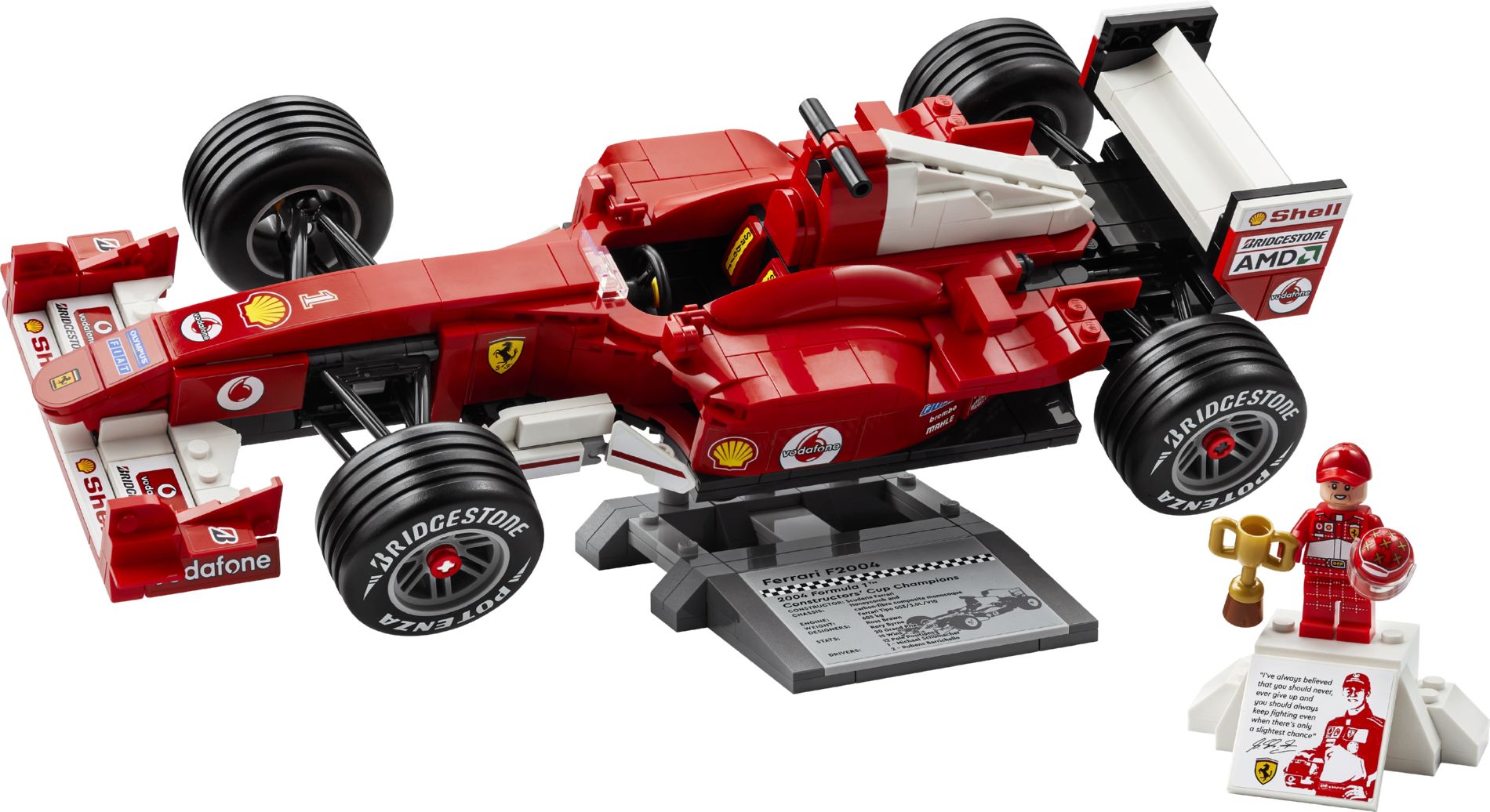 Конструктор Lego Expert Ferrari F2004 та Міхаель Шумахер (11375) - фото 1