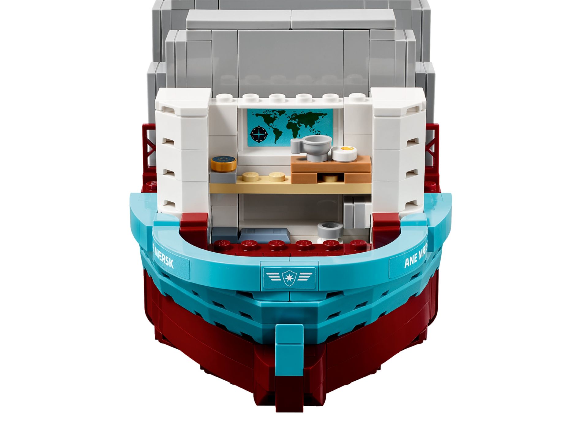 Конструктор Lego Expert Контейнеровоз Maersk (40955) - фото 4 Конструктор Lego Expert Контейнеровоз Maersk (40955) - фото 4