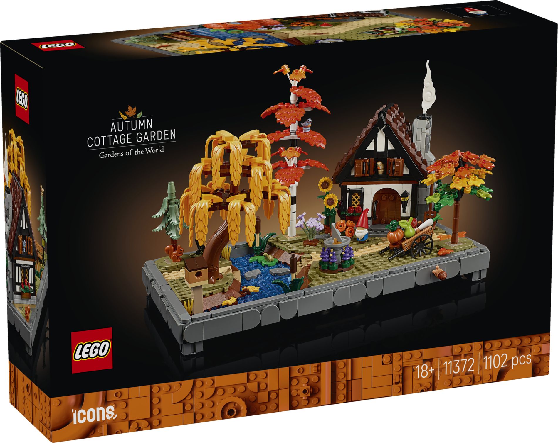 Конструктор Lego Icons Осінній котеджний сад (11372)
