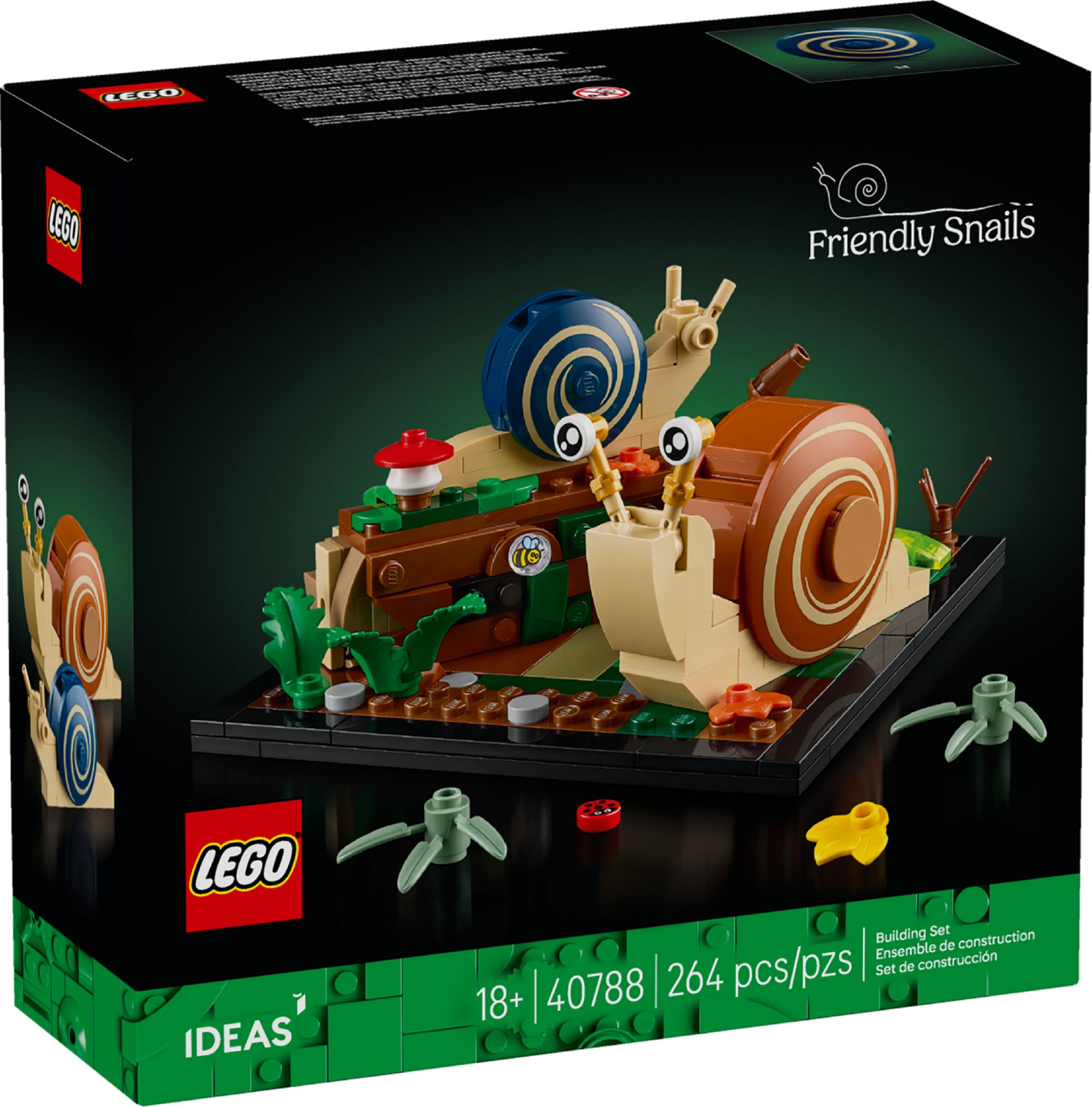 Конструктор Lego Ideas Доброзичливі равлики (40788)