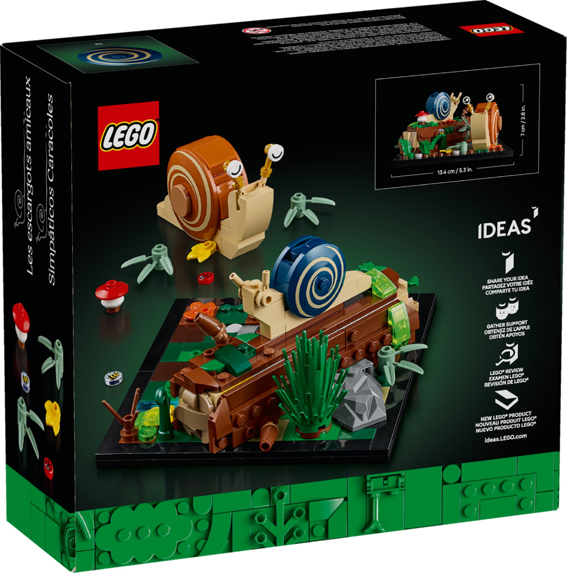 Конструктор Lego Ideas Доброзичливі равлики (40788) - фото 3