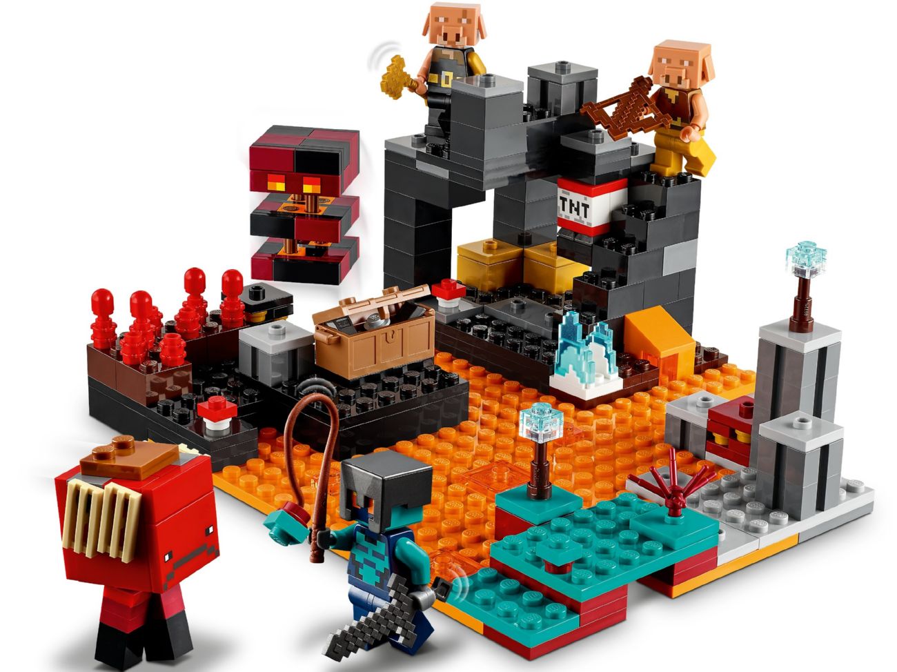 Конструктор Lego Minecraft Бастіон Нижнього світу (21185) - фото 3 Конструктор Lego Minecraft Бастіон Нижнього світу (21185) - фото 3