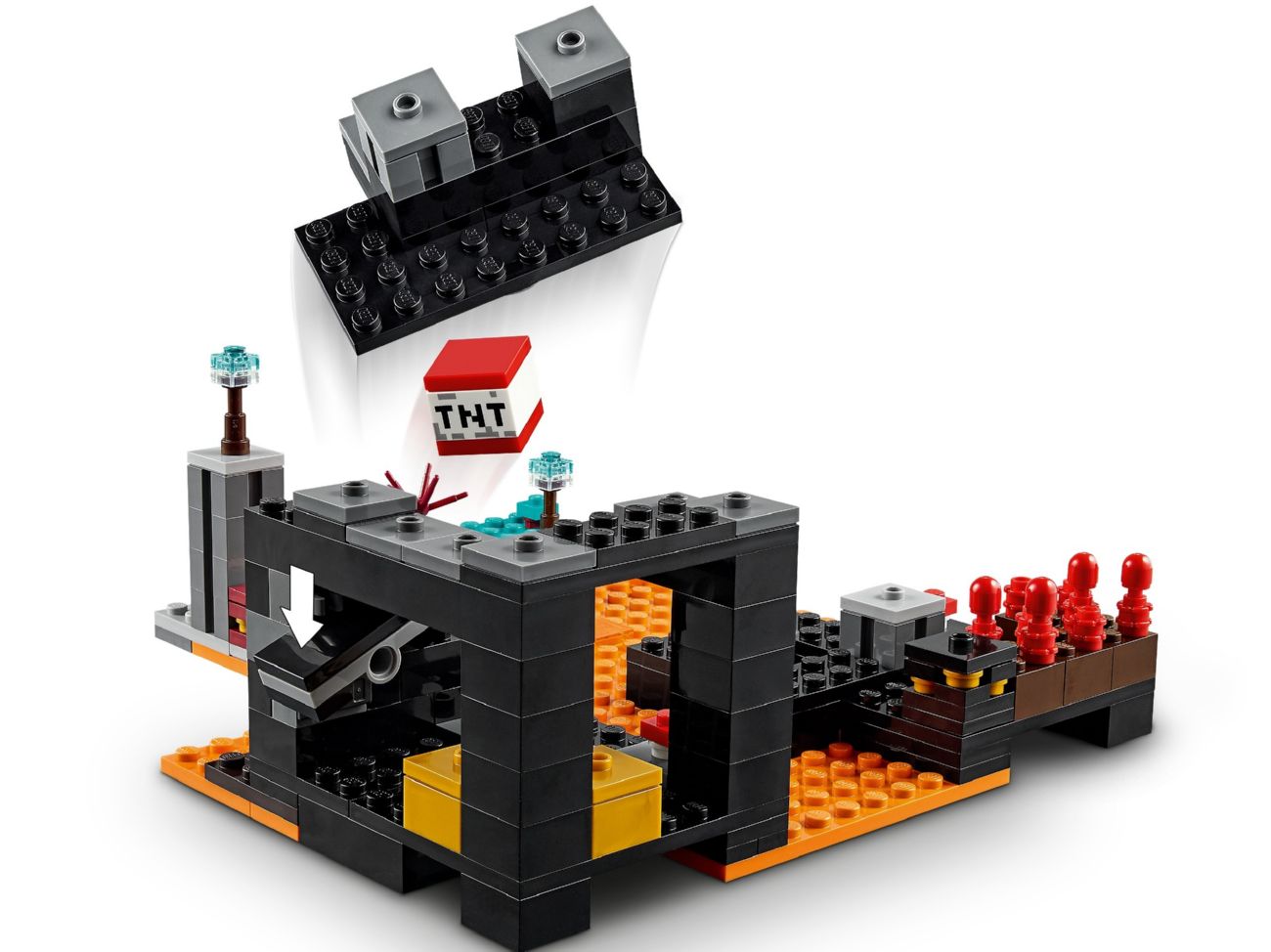Конструктор Lego Minecraft Бастіон Нижнього світу (21185) - фото 4 Конструктор Lego Minecraft Бастіон Нижнього світу (21185) - фото 4