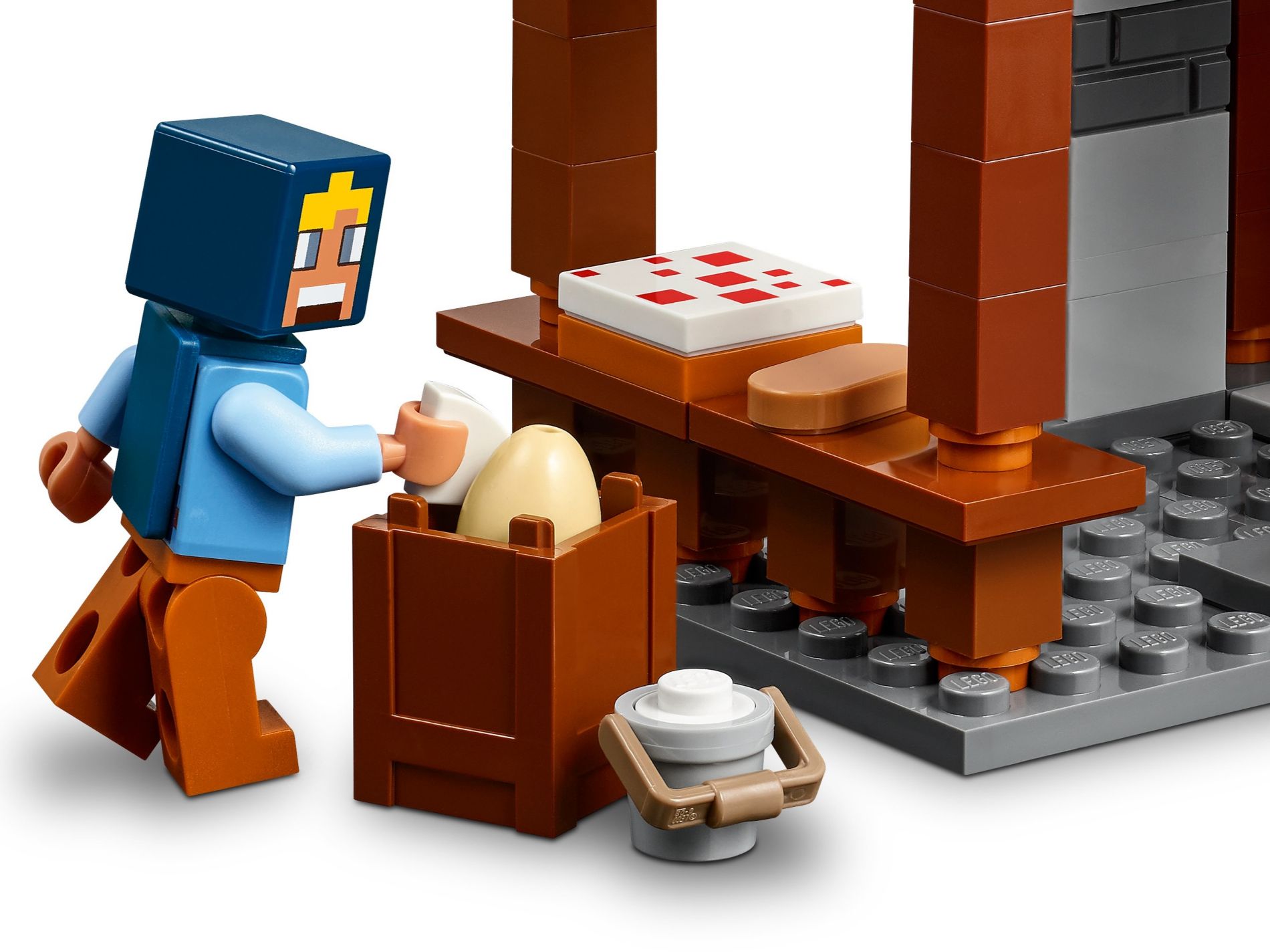 Конструктор Lego Minecraft Ферма с ветряной мельницей (21262) - фото 5 Конструктор Lego Minecraft Ферма с ветряной мельницей (21262) - фото 5