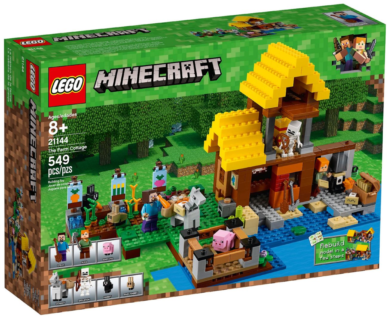 Конструктор Lego Minecraft Фермерський будиночок (21144)
