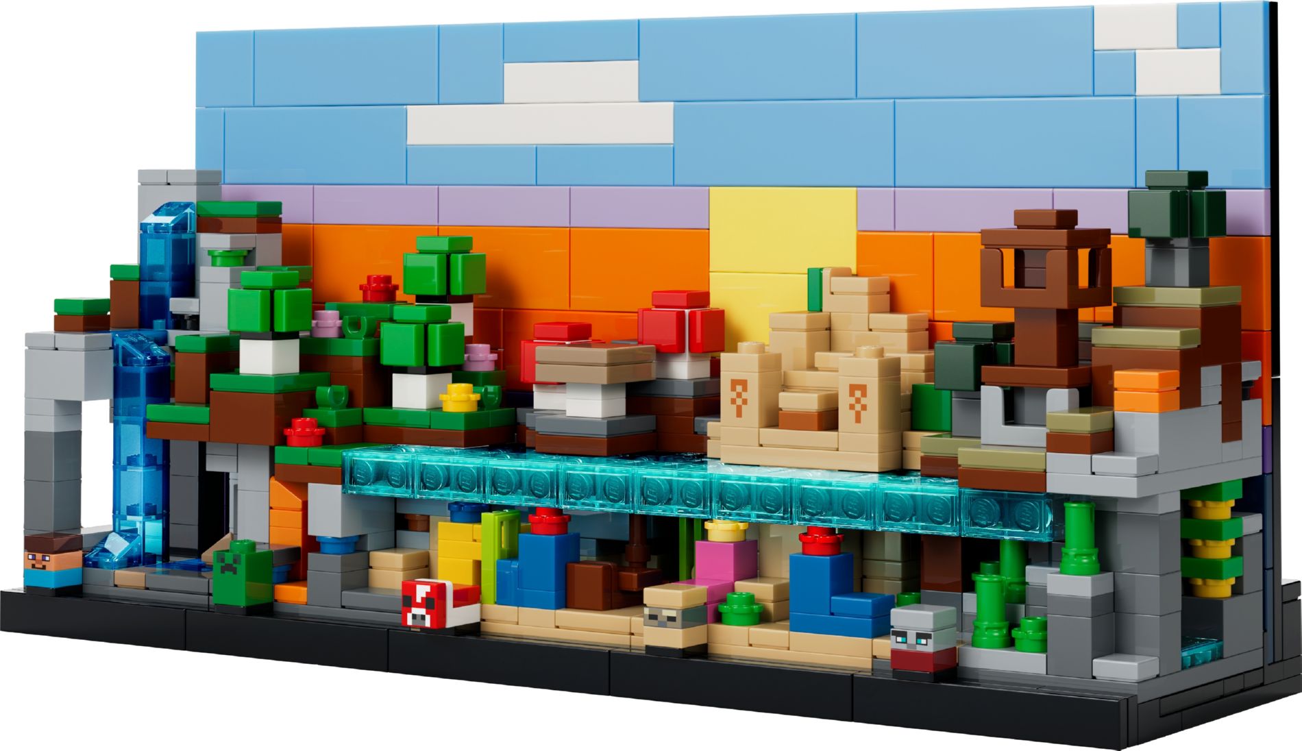 Конструктор Lego Minecraft Міні-біоми (21589) - фото 1 Конструктор Lego Minecraft Міні-біоми (21589) - фото 1