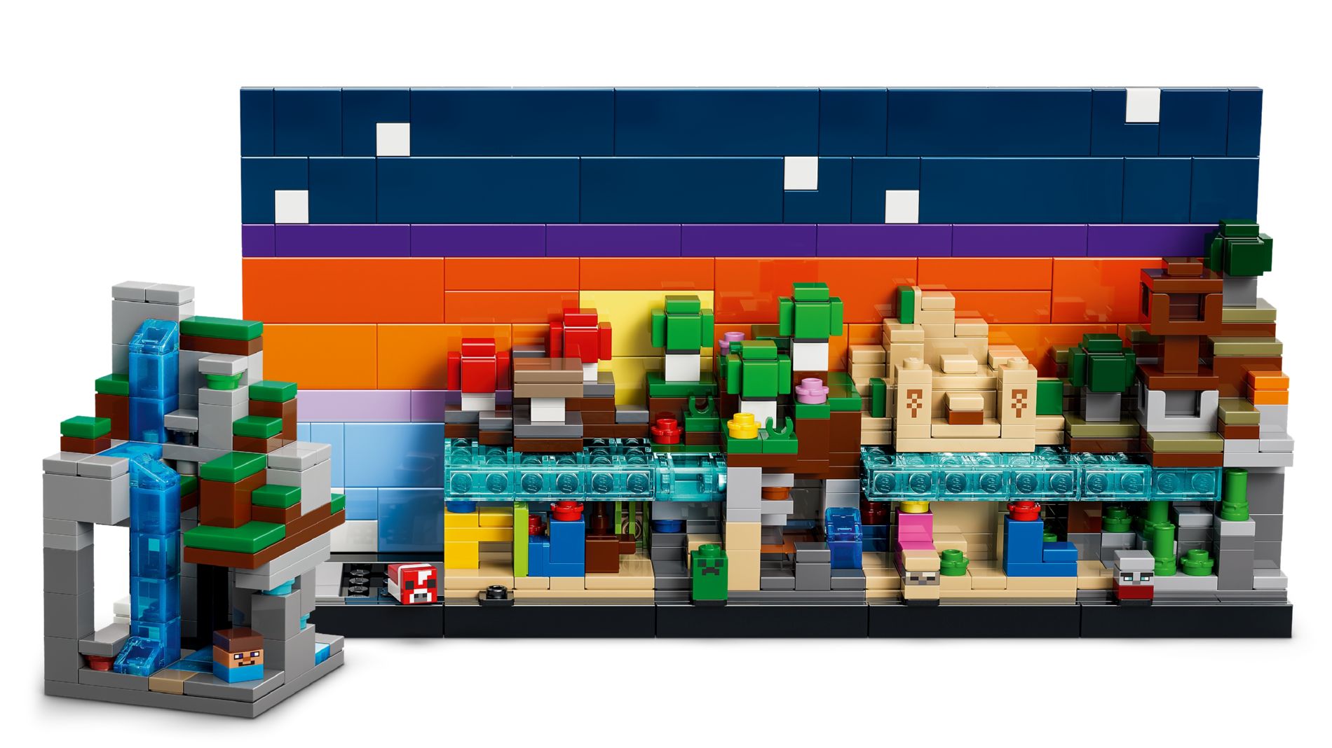 Конструктор Lego Minecraft Міні-біоми (21589) - фото 2 Конструктор Lego Minecraft Міні-біоми (21589) - фото 2