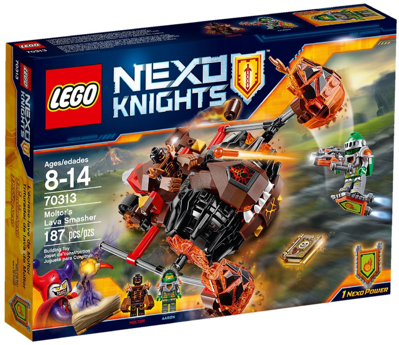 Конструктор LEGO Nexo Knights Лавинний руйнівник Молтора (70313)