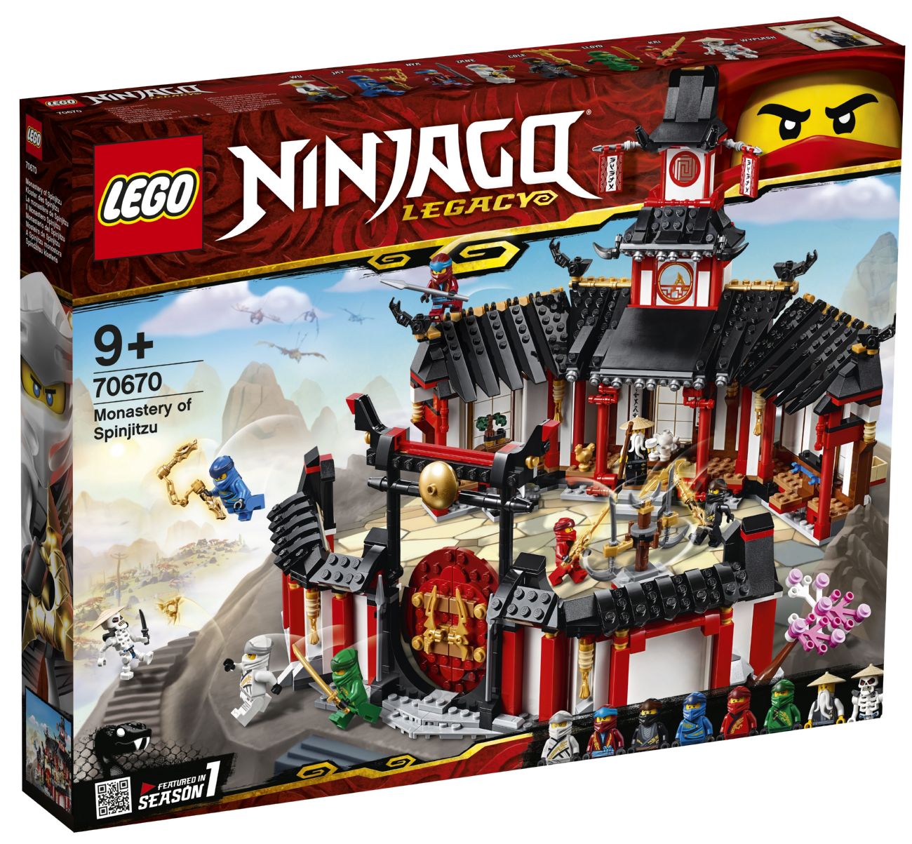 Конструктор Lego Ninjago Монастир Спін-джитсу (70670)