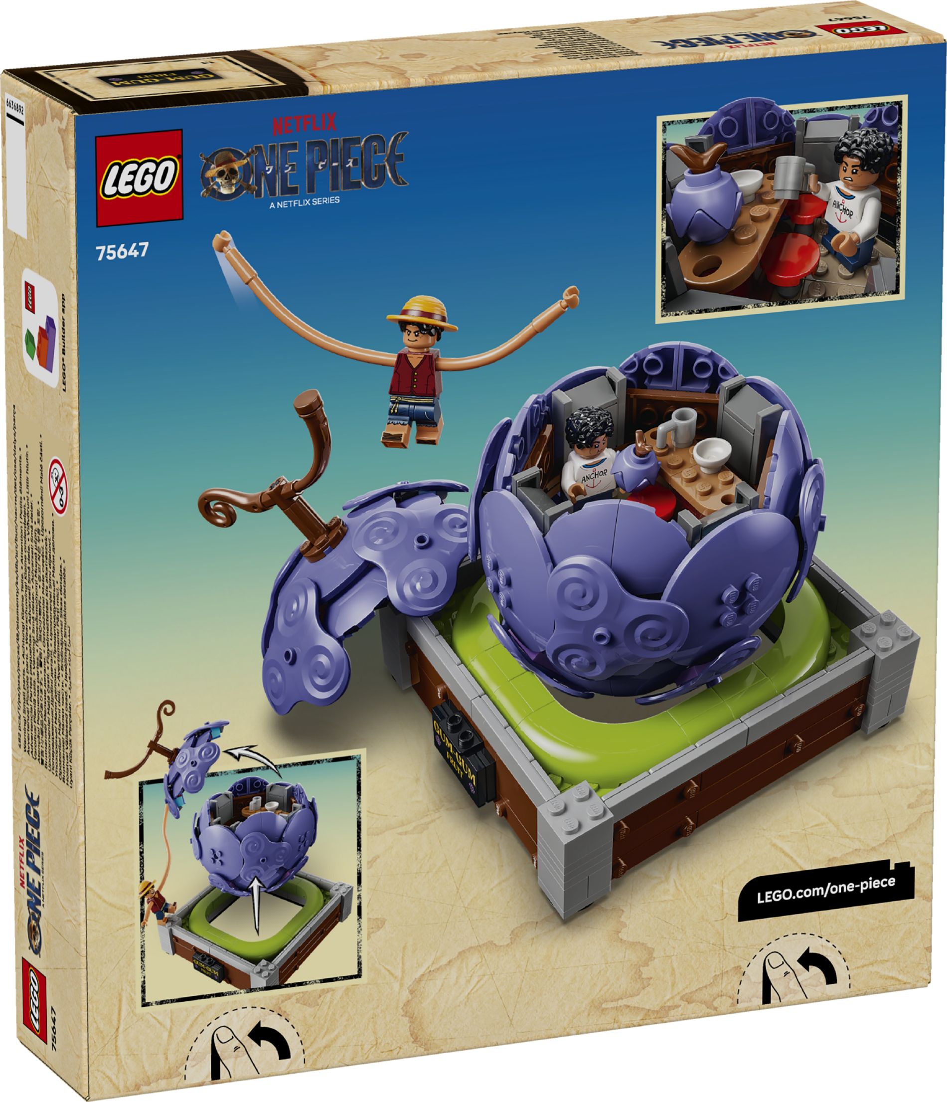 Конструктор Lego One Piece Плід Гому-Гому (75647) - фото 5 Конструктор Lego One Piece Плід Гому-Гому (75647) - фото 5