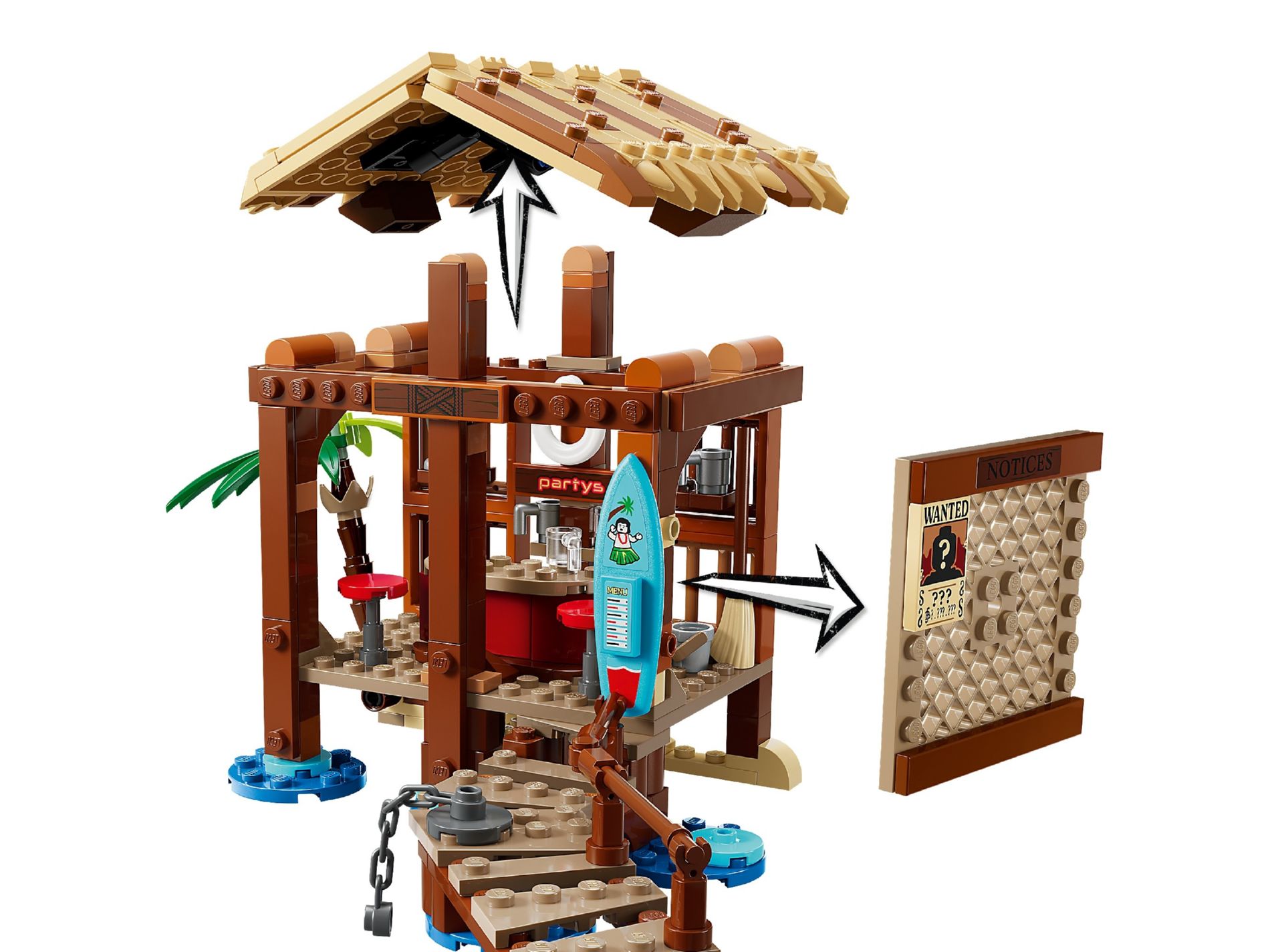 Конструктор Lego One Piece Хижина в деревне ветряных мельниц (75636) - фото 3 Конструктор Lego One Piece Хижина в деревне ветряных мельниц (75636) - фото 3
