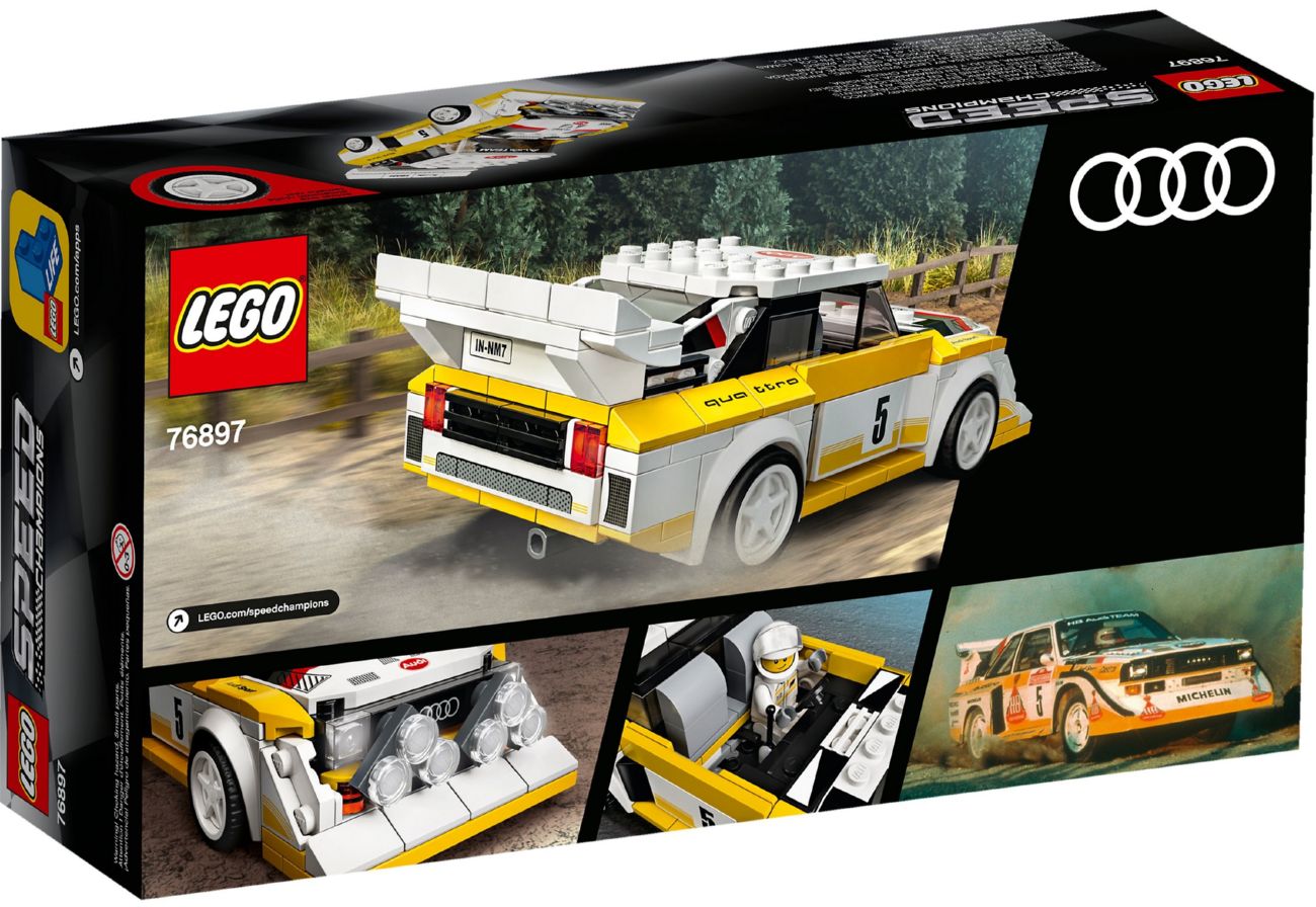 Конструктор Lego Speed Champions Audi Sport quattro S1 1985 (76897) - фото 3 Конструктор Lego Speed Champions Audi Sport quattro S1 1985 (76897) - фото 3