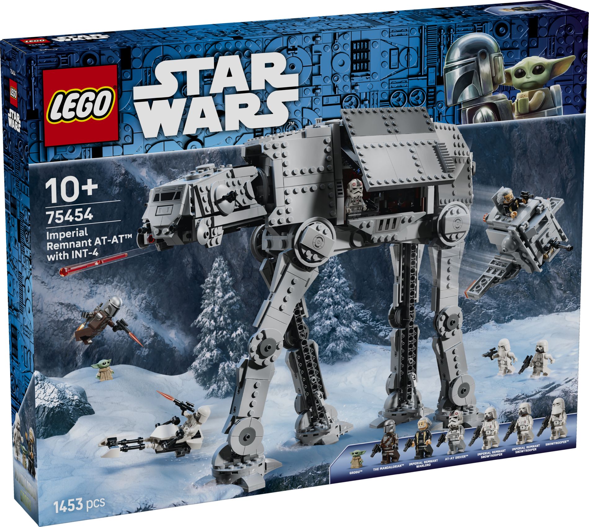 Конструктор Lego Star Wars AT-AT обломков Империи и перехватчик INT-4 (75454)