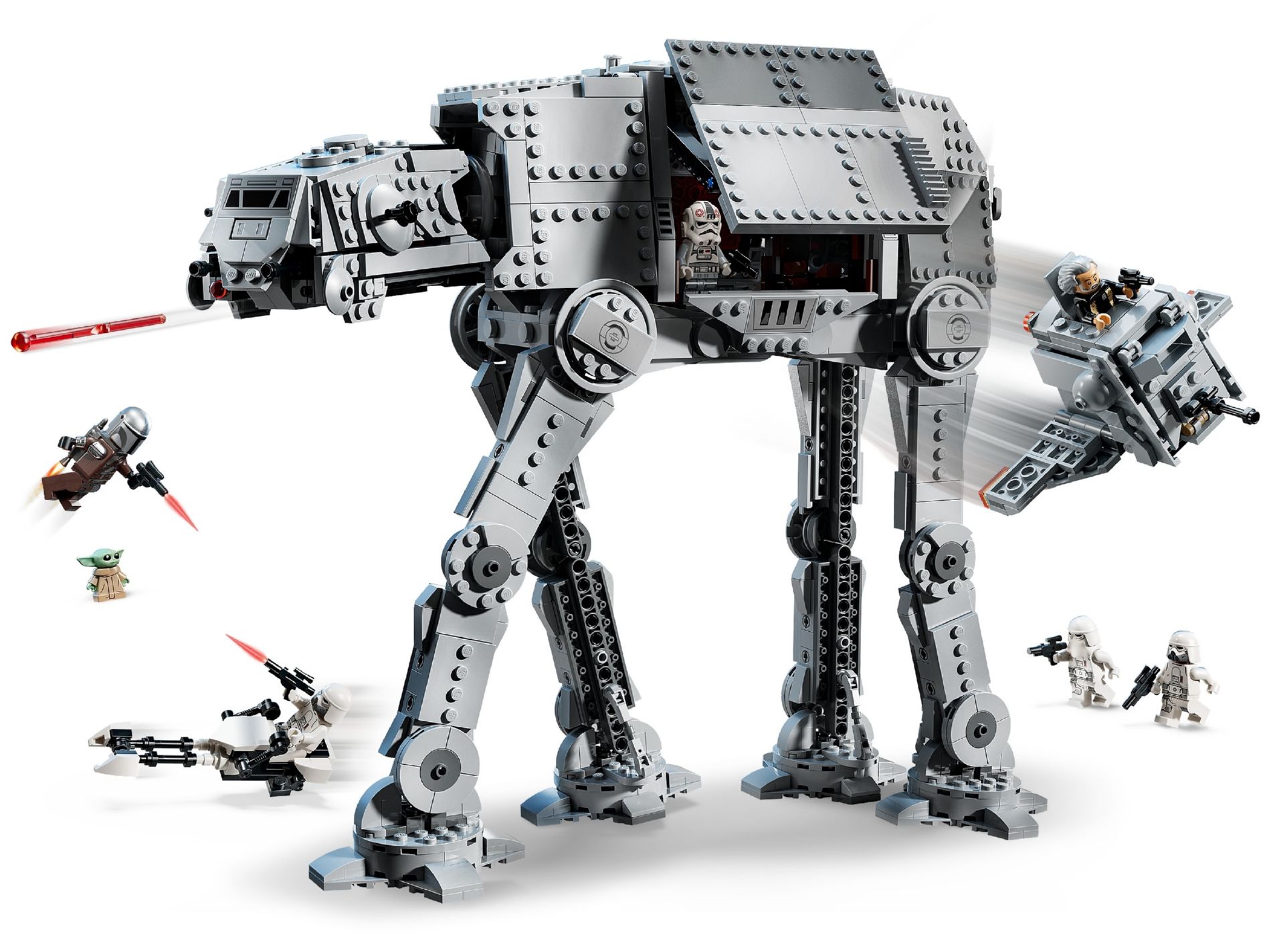 Конструктор Lego Star Wars AT-AT обломков Империи и перехватчик INT-4 (75454) - фото 1