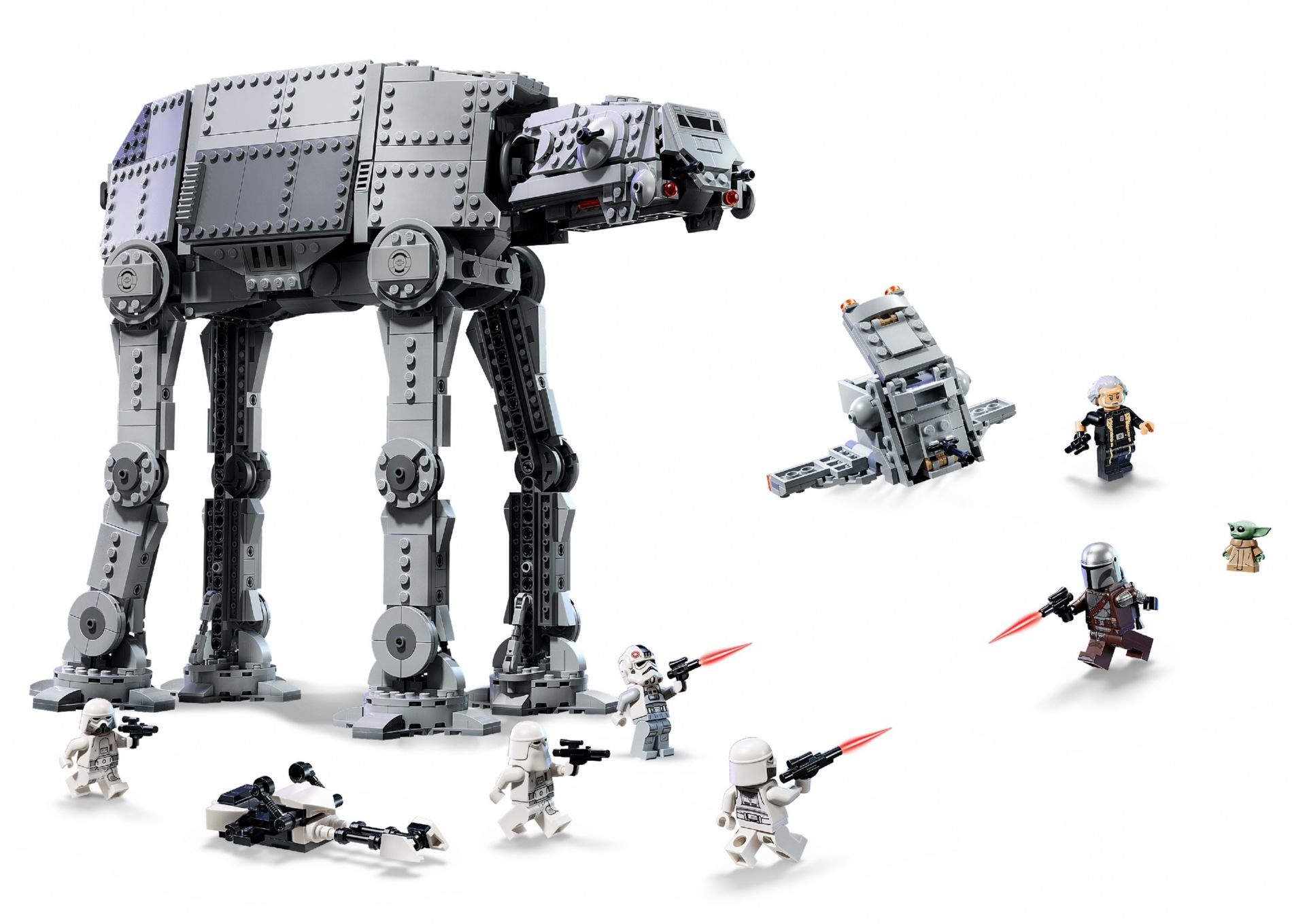 Конструктор Lego Star Wars AT-AT обломков Империи и перехватчик INT-4 (75454) - фото 2