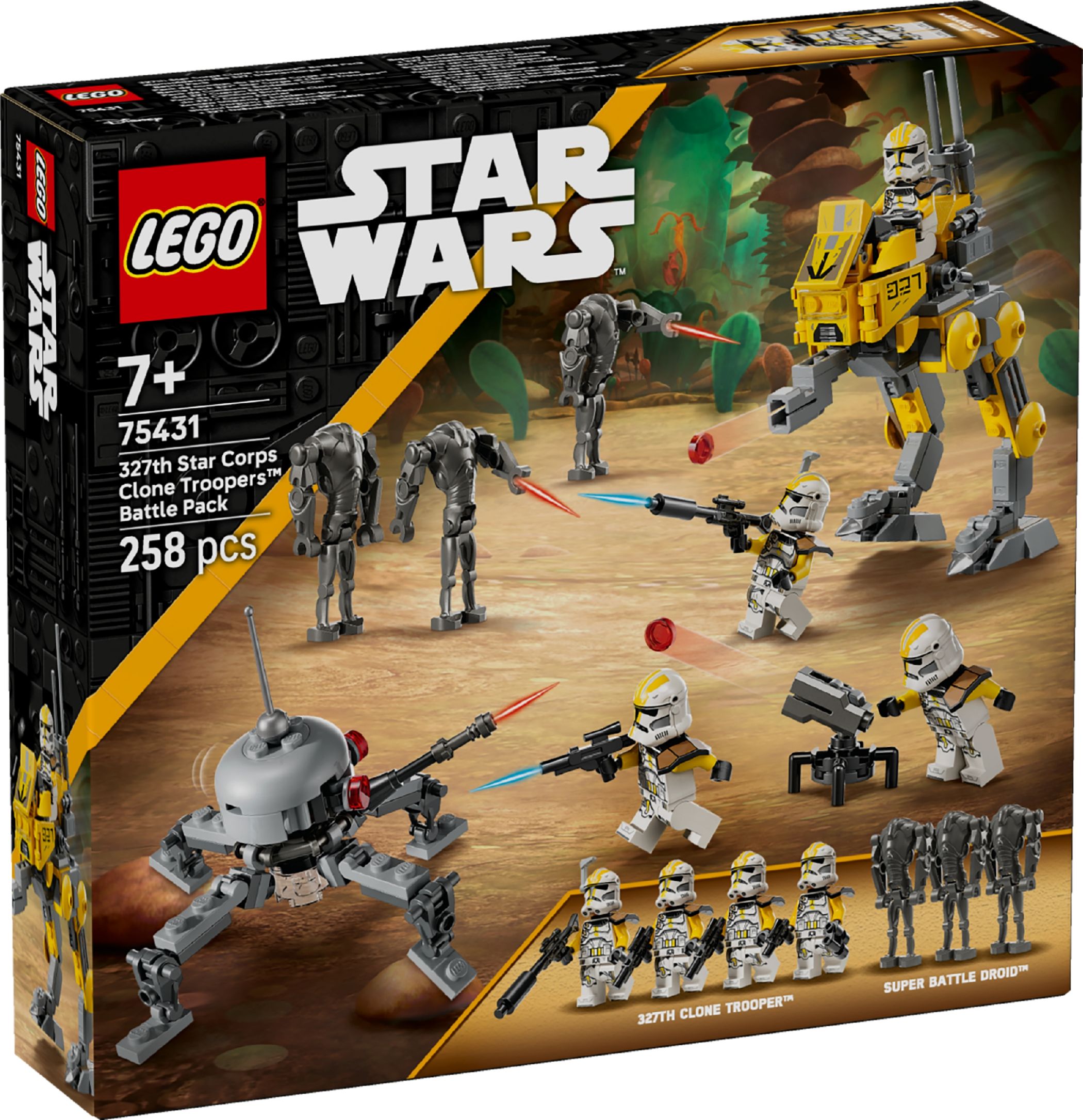 Конструктор Lego Star Wars Бойовий набір клонів-піхотинців 327-го зіркового корпусу (75431)