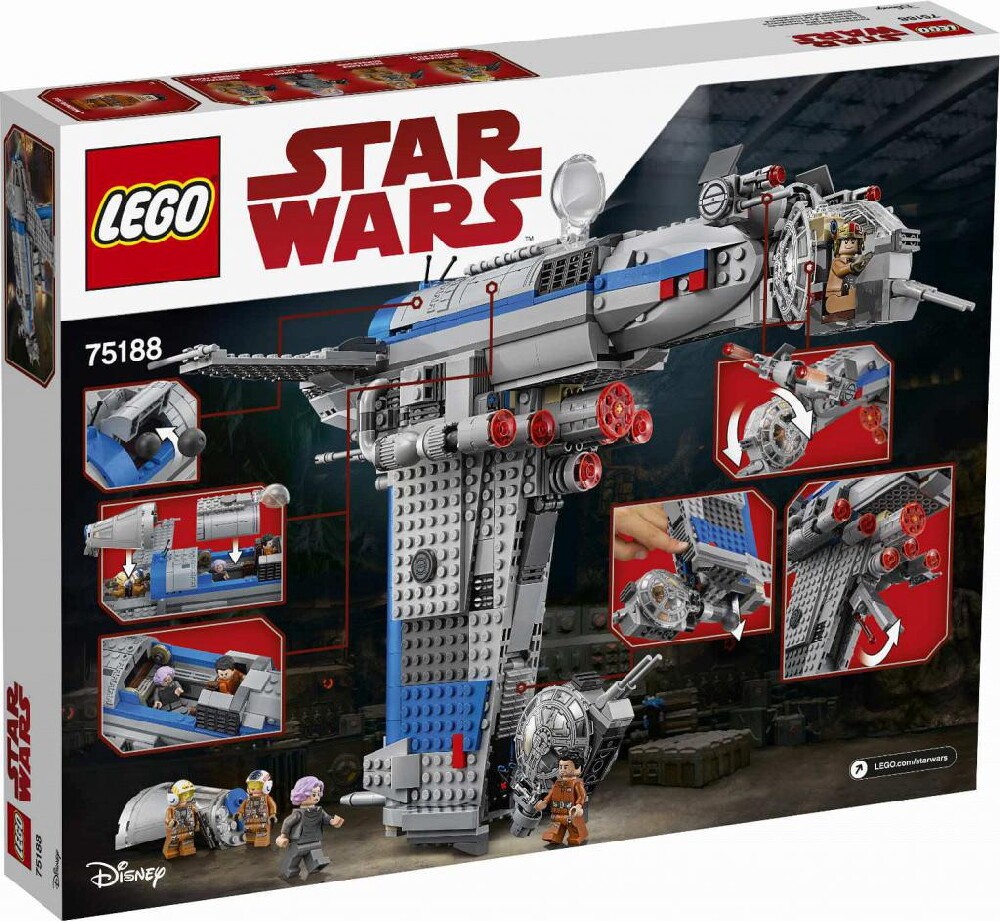 Конструктор Lego Star Wars Бомбардувальник Опору (75188)