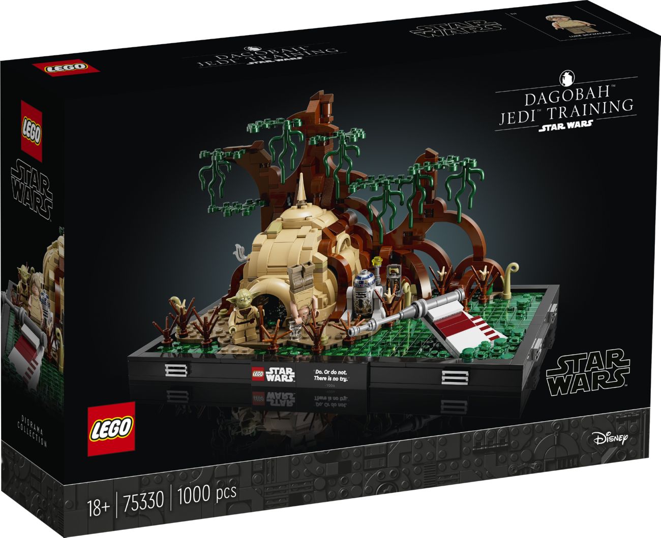 Конструктор Lego Star Wars Діорама: Джедайські тренування на Дагобі (75330)