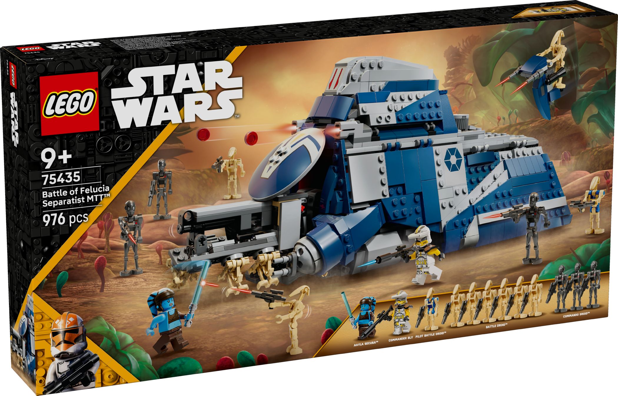 Конструктор Lego Star Wars Сепаратистський транспорт у битві під Фелуцією (75435)