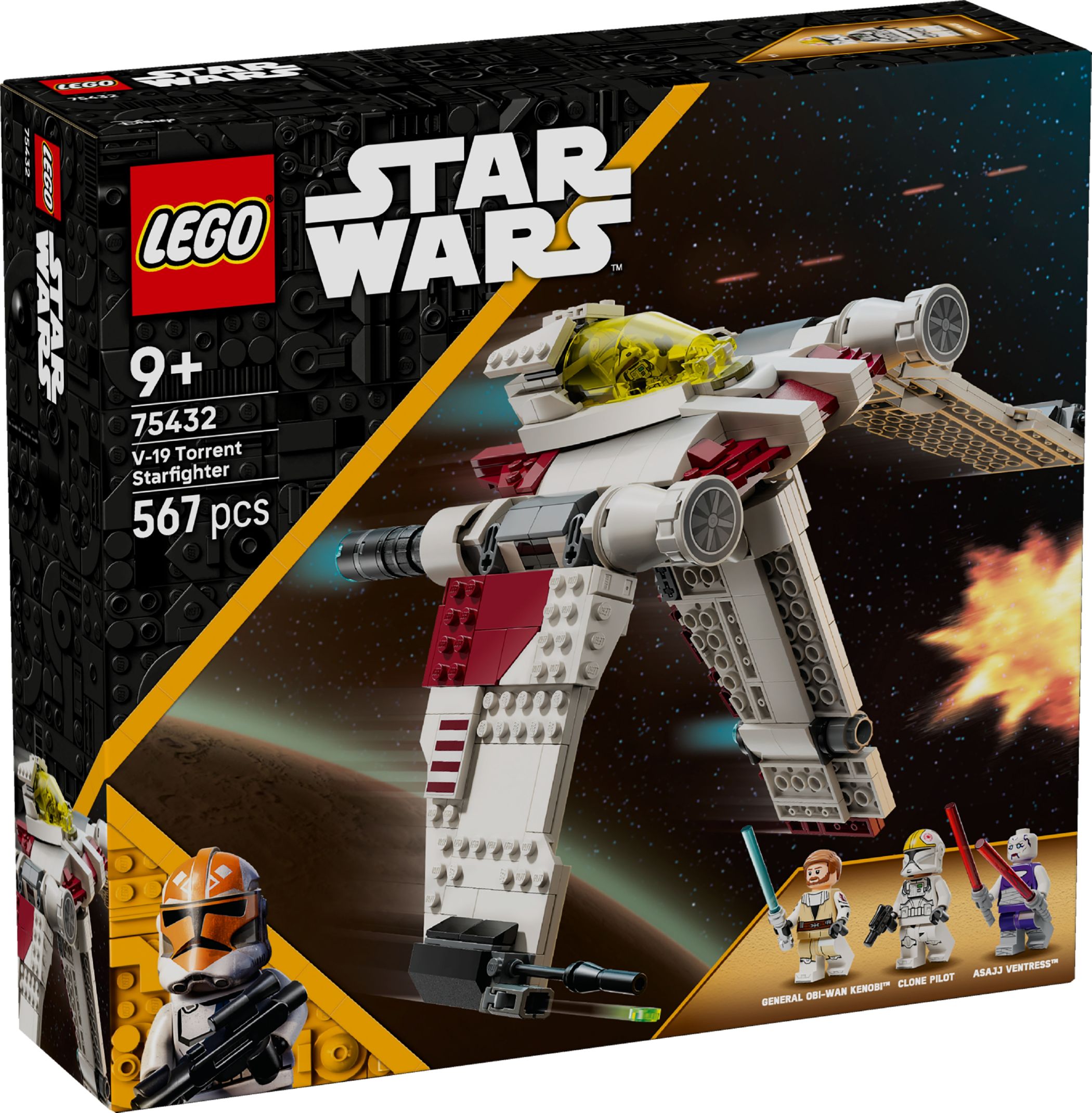 Конструктор Lego Star Wars Винищувач V-19 Торрент (75432)