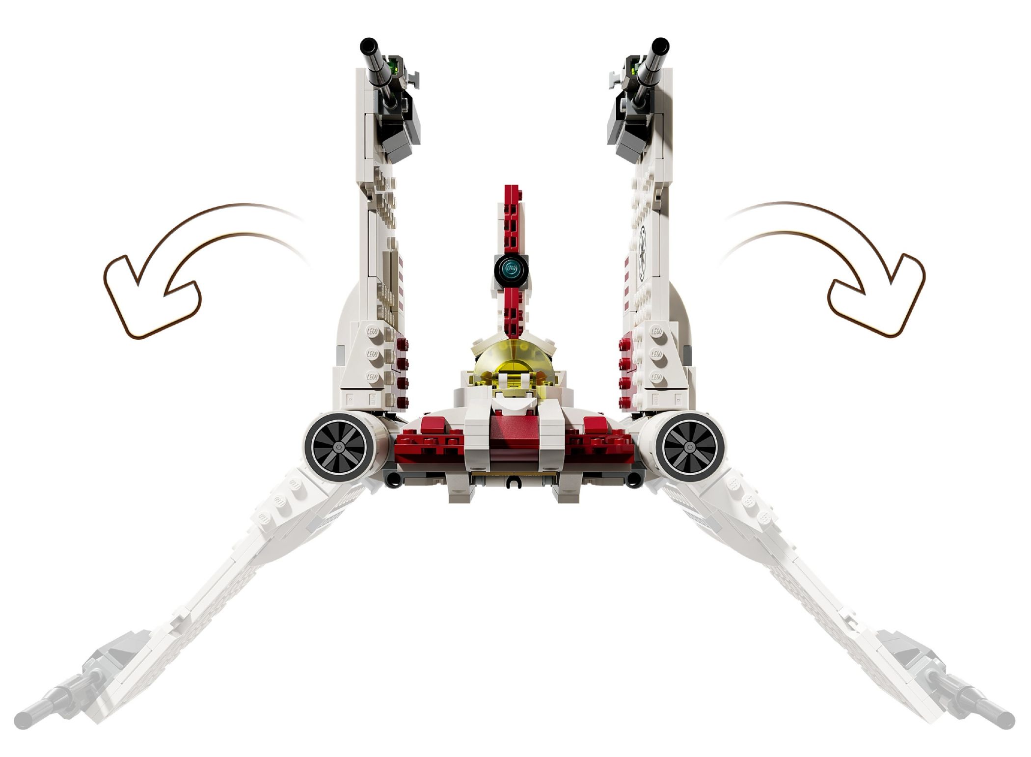 Конструктор Lego Star Wars Винищувач V-19 Торрент (75432) - фото 4