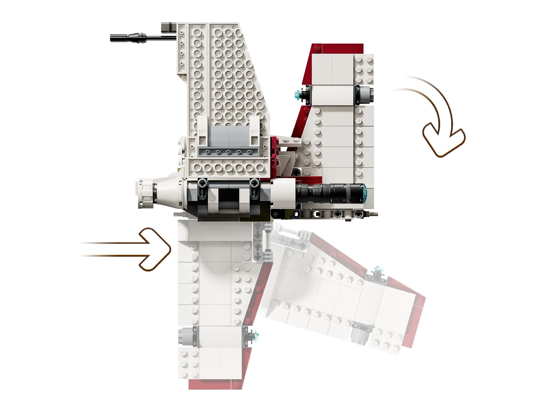 Конструктор Lego Star Wars Винищувач V-19 Торрент (75432) - фото 5