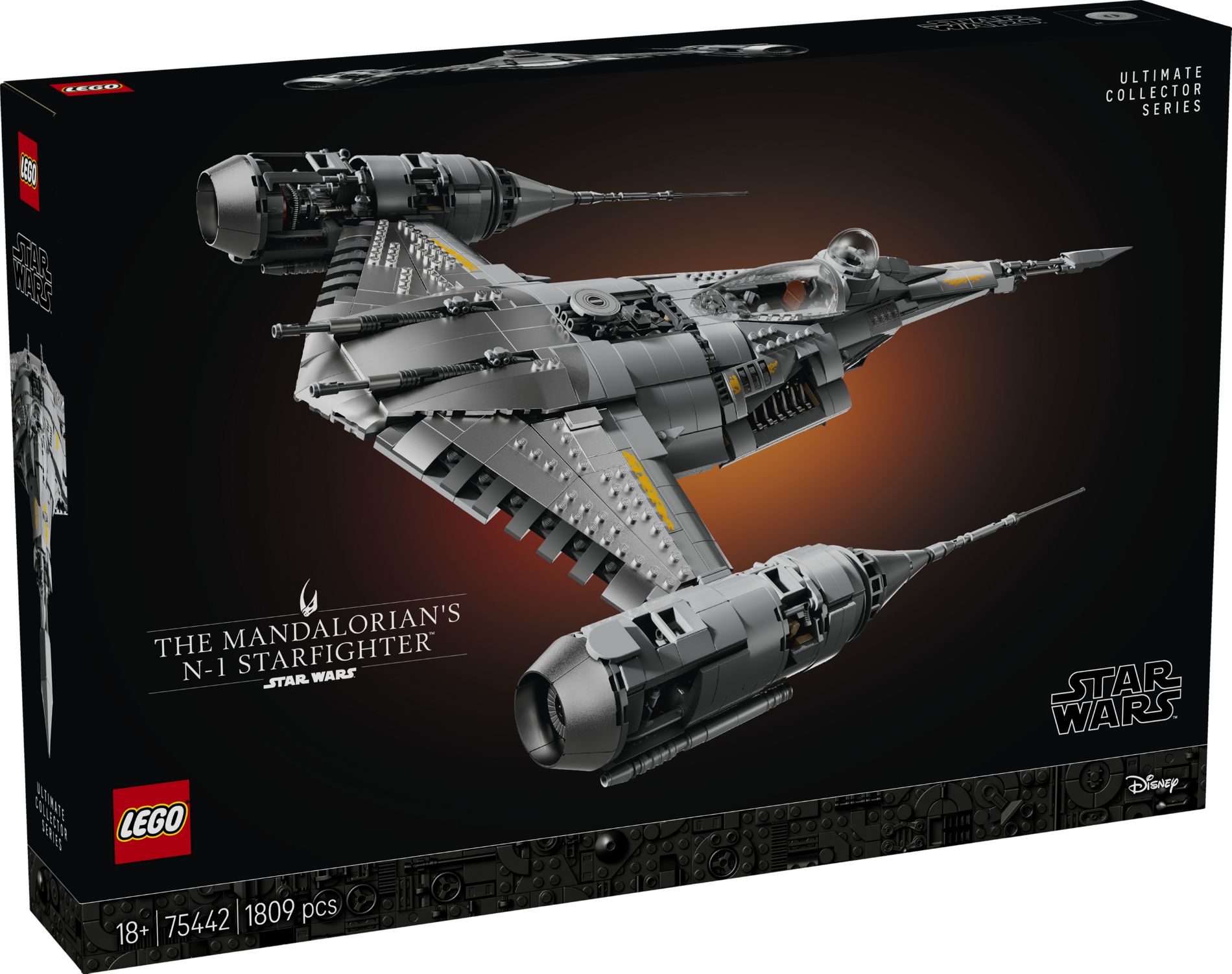Конструктор Lego Star Wars Зоряний винищувач Мандалорця N-1 (75442)