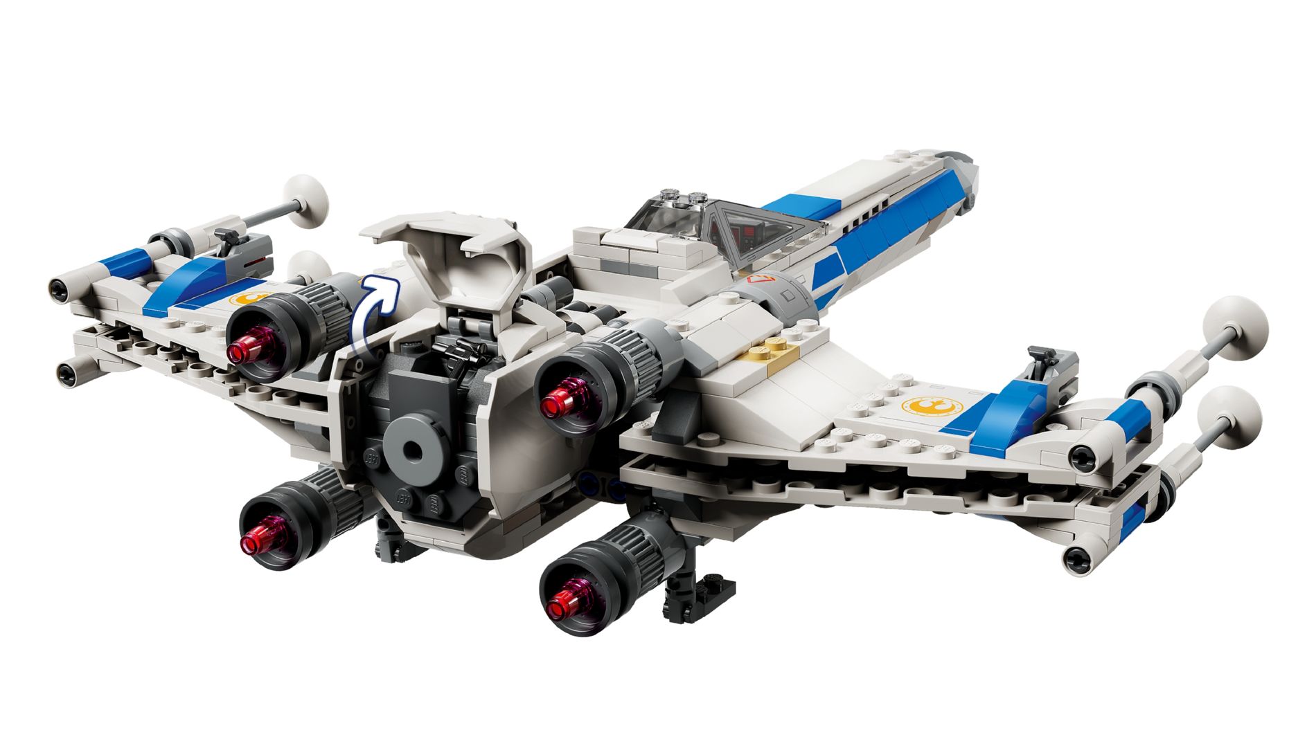 Конструктор Lego Star Wars Новый Республиканский истребитель X-Wing (75460) - фото 3 Конструктор Lego Star Wars Новый Республиканский истребитель X-Wing (75460) - фото 3