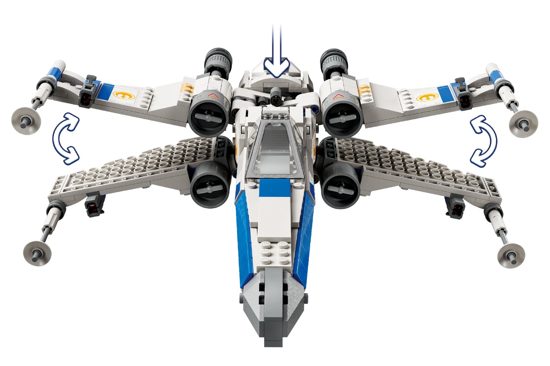 Конструктор Lego Star Wars Новый Республиканский истребитель X-Wing (75460) - фото 4 Конструктор Lego Star Wars Новый Республиканский истребитель X-Wing (75460) - фото 4
