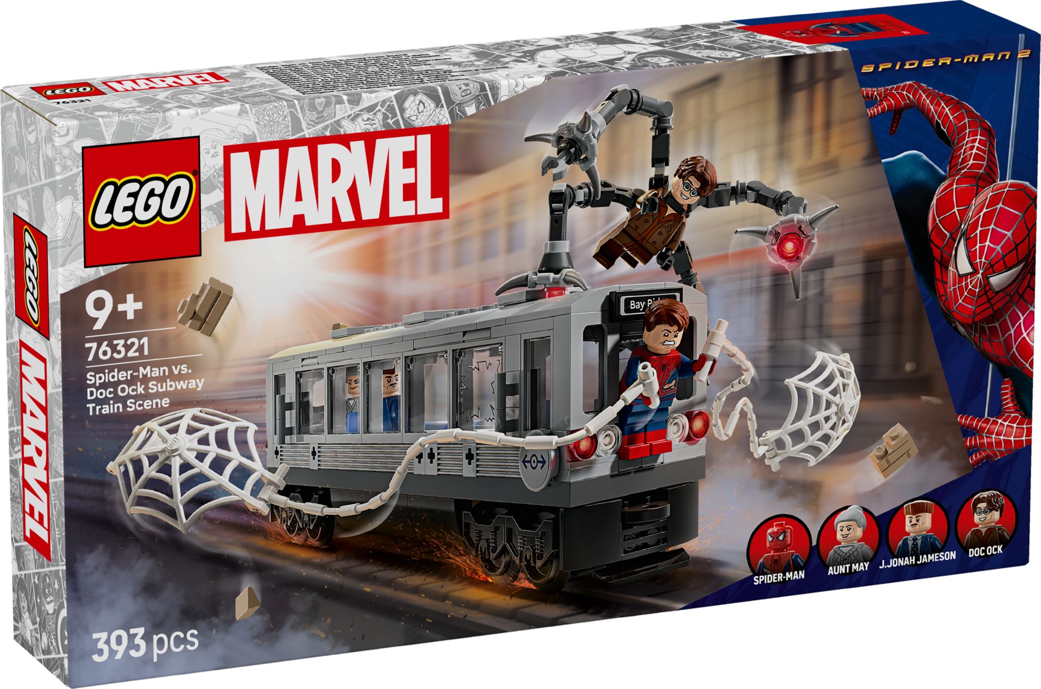 Конструктор Lego Super Heroes Людина-павук проти Доктора Восьминога поїздом метро (76321)